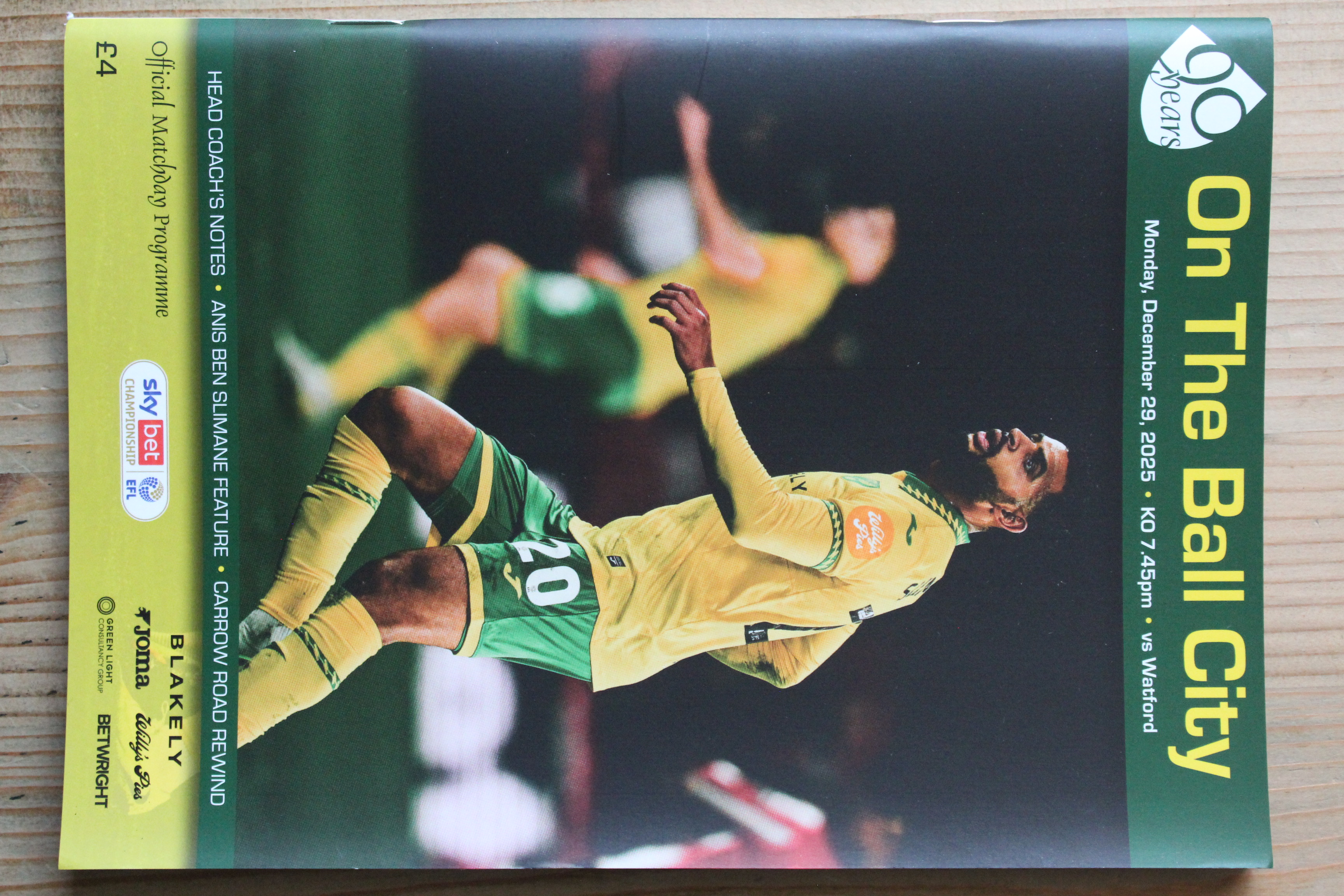 Norwich City FC v Watford FC