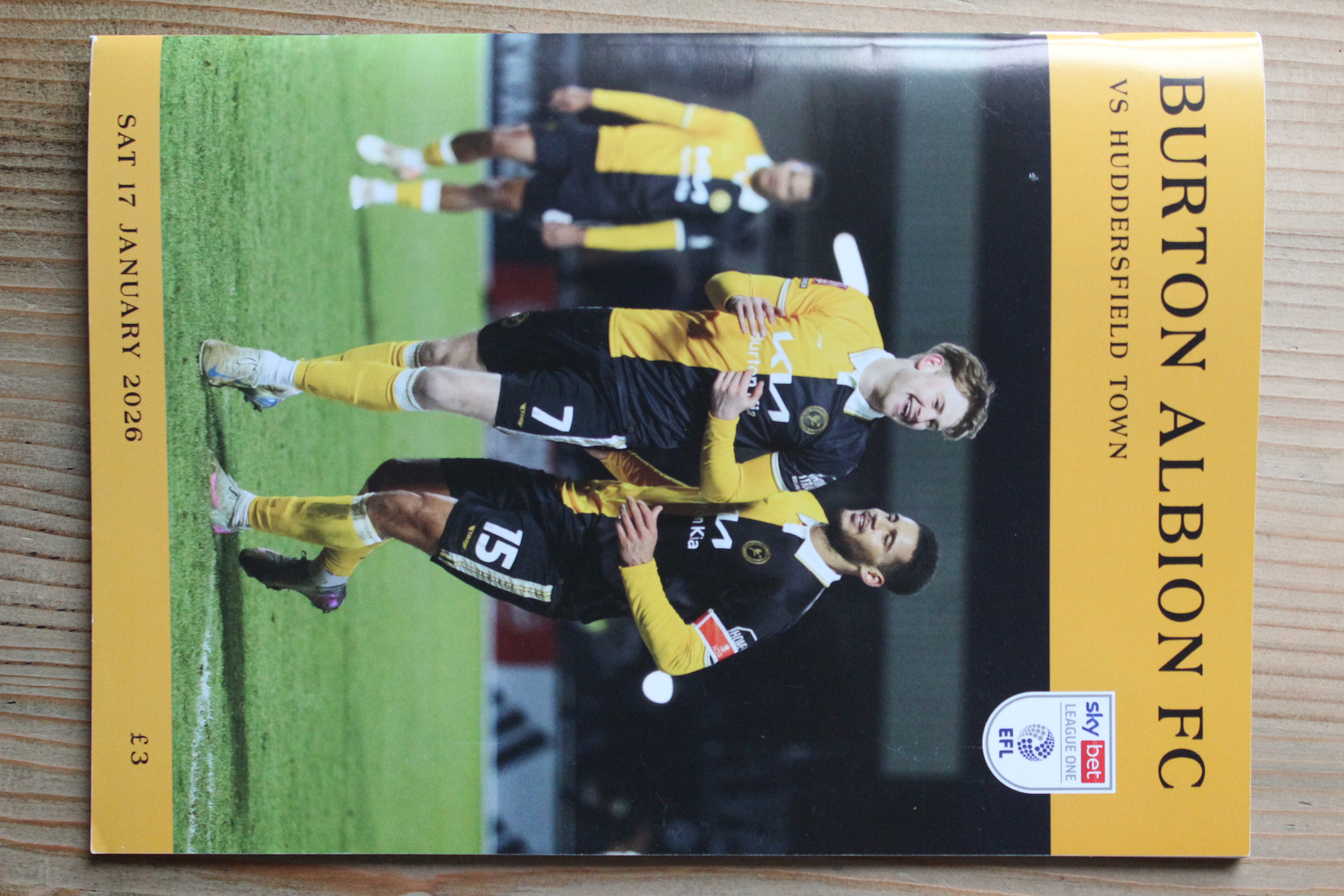 Burton Albion FC v Huddersfield Town FC