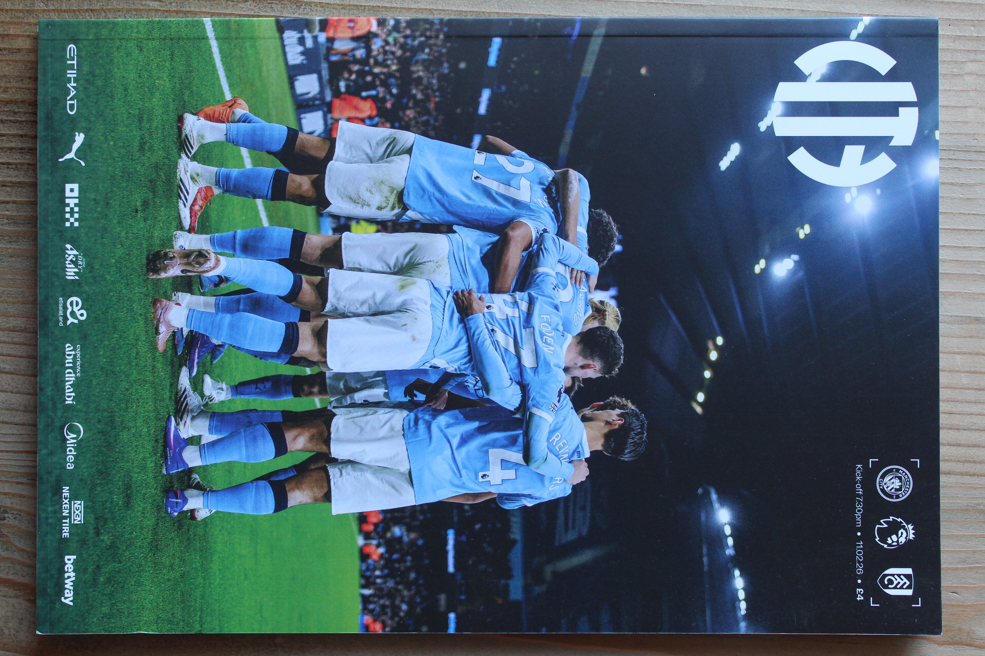 Manchester City FC v Fulham FC