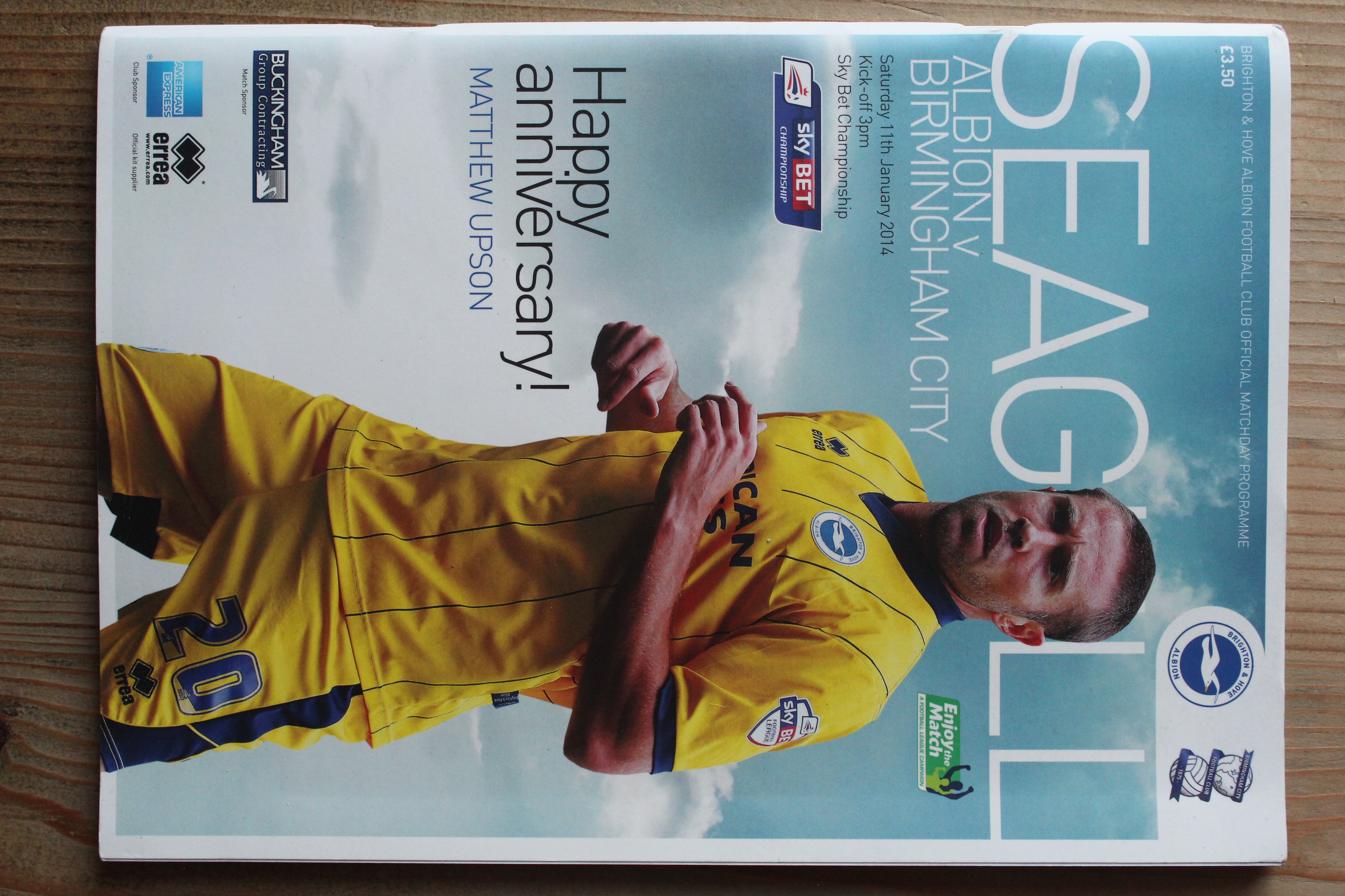 Brighton & Hove Albion FC v Birmingham City FC