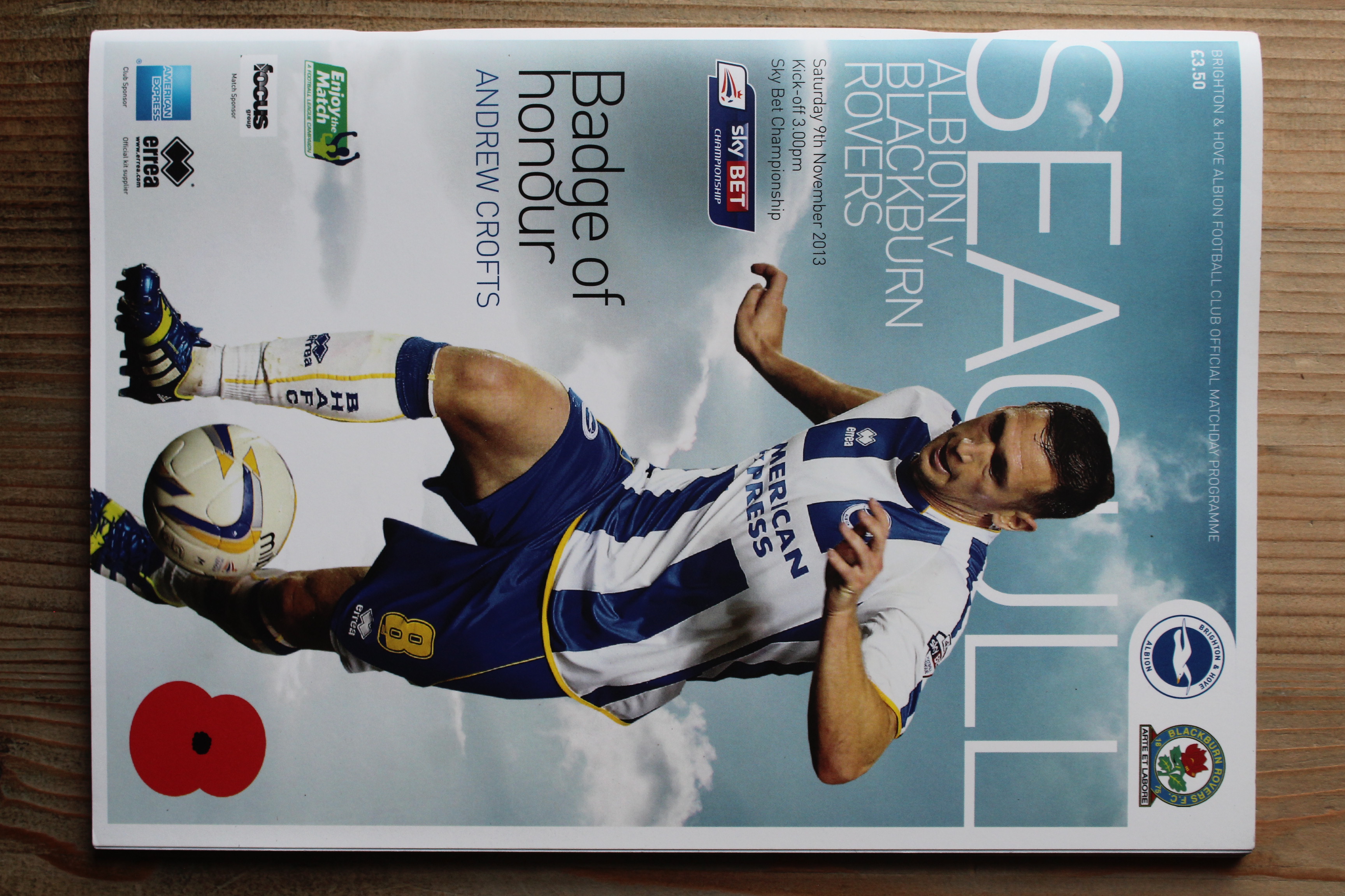 Brighton & Hove Albion FC v Blackburn Rovers FC