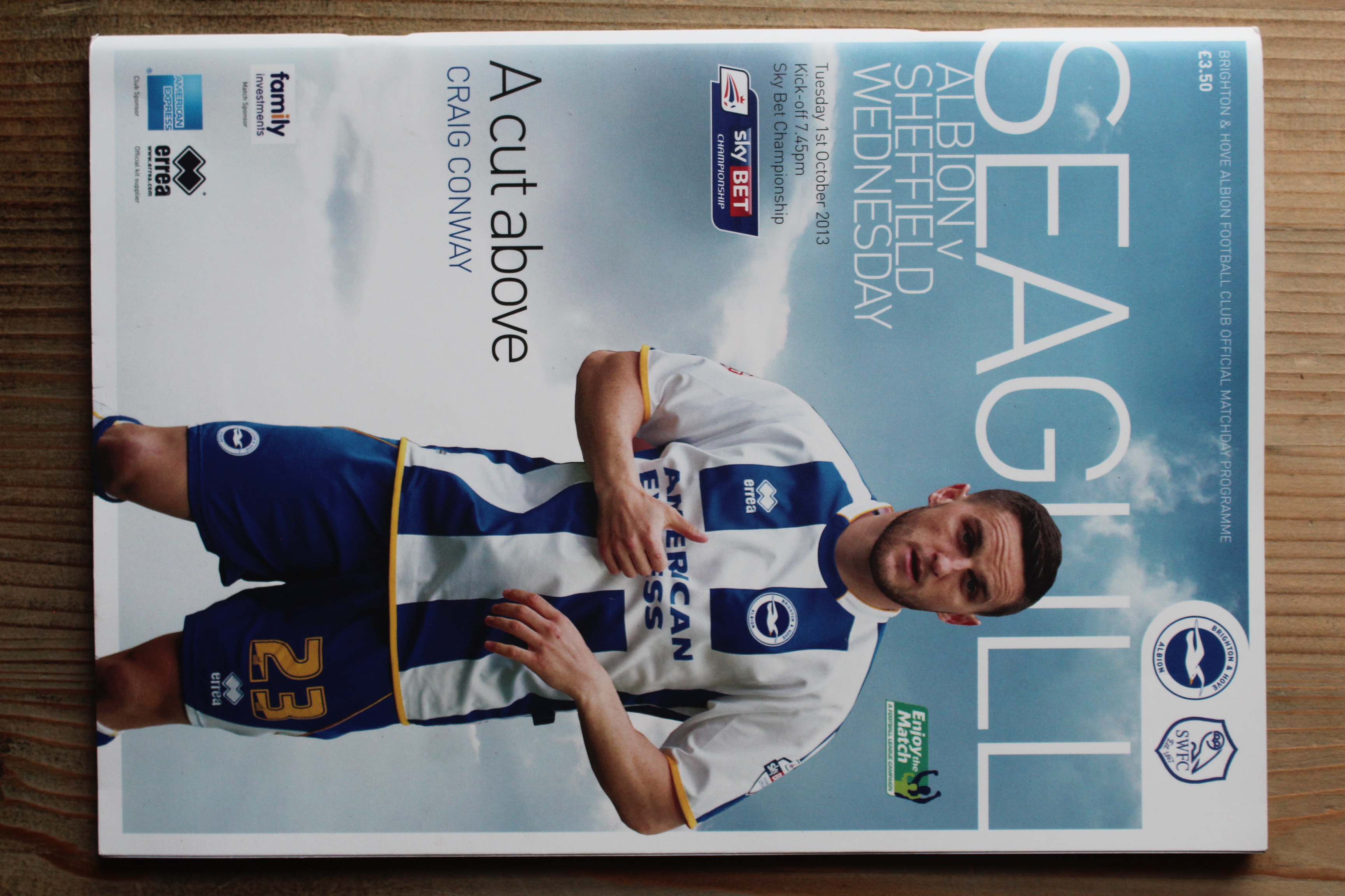 Brighton & Hove Albion FC v Sheffield Wednesday FC 
