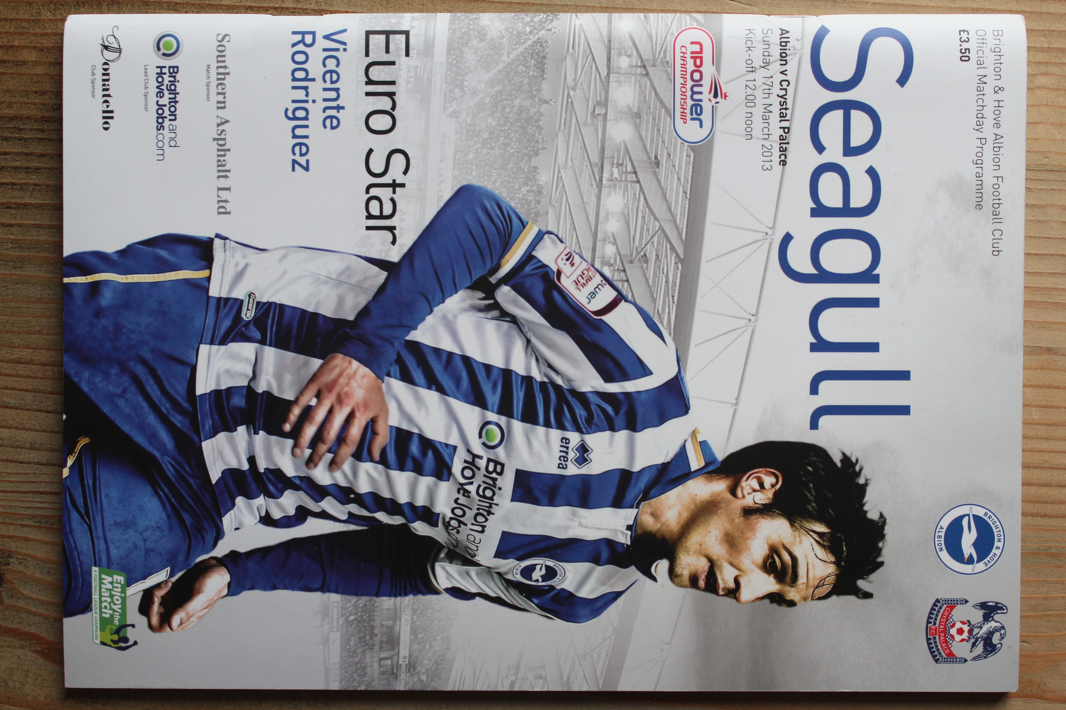 Brighton & Hove Albion FC v Crystal Palace FC