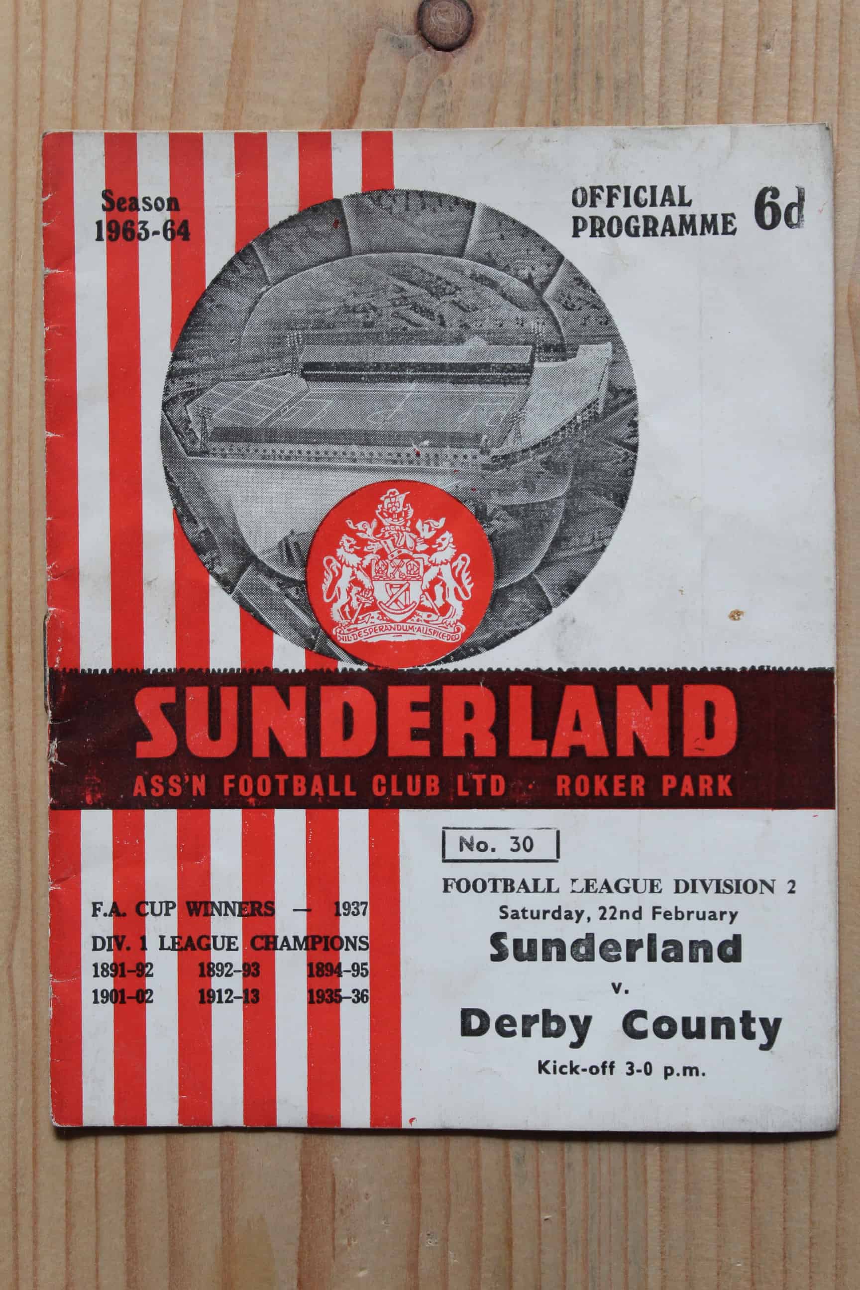 Sunderland FC v Derby County FC