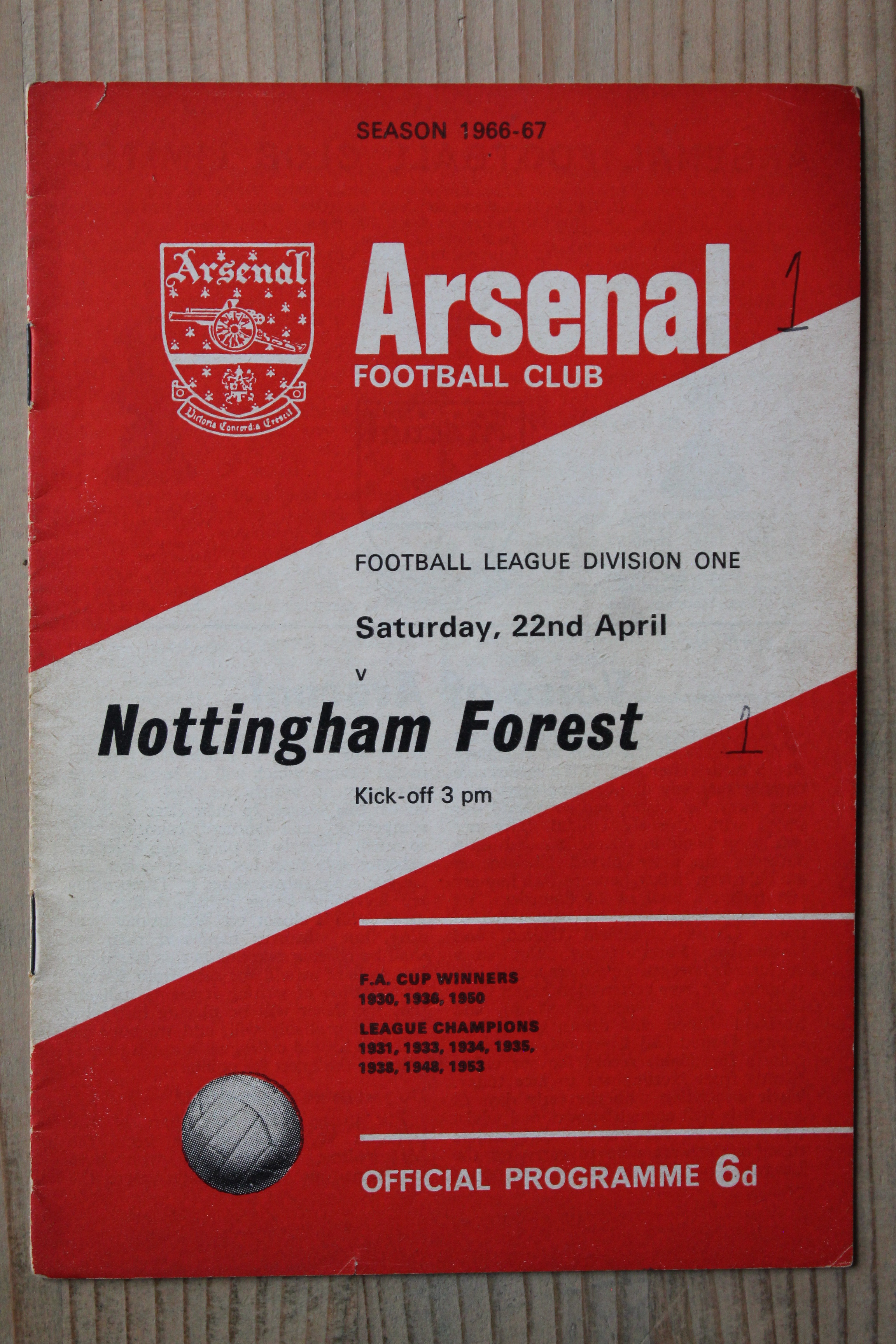 Arsenal FC v Nottingham Forest FC