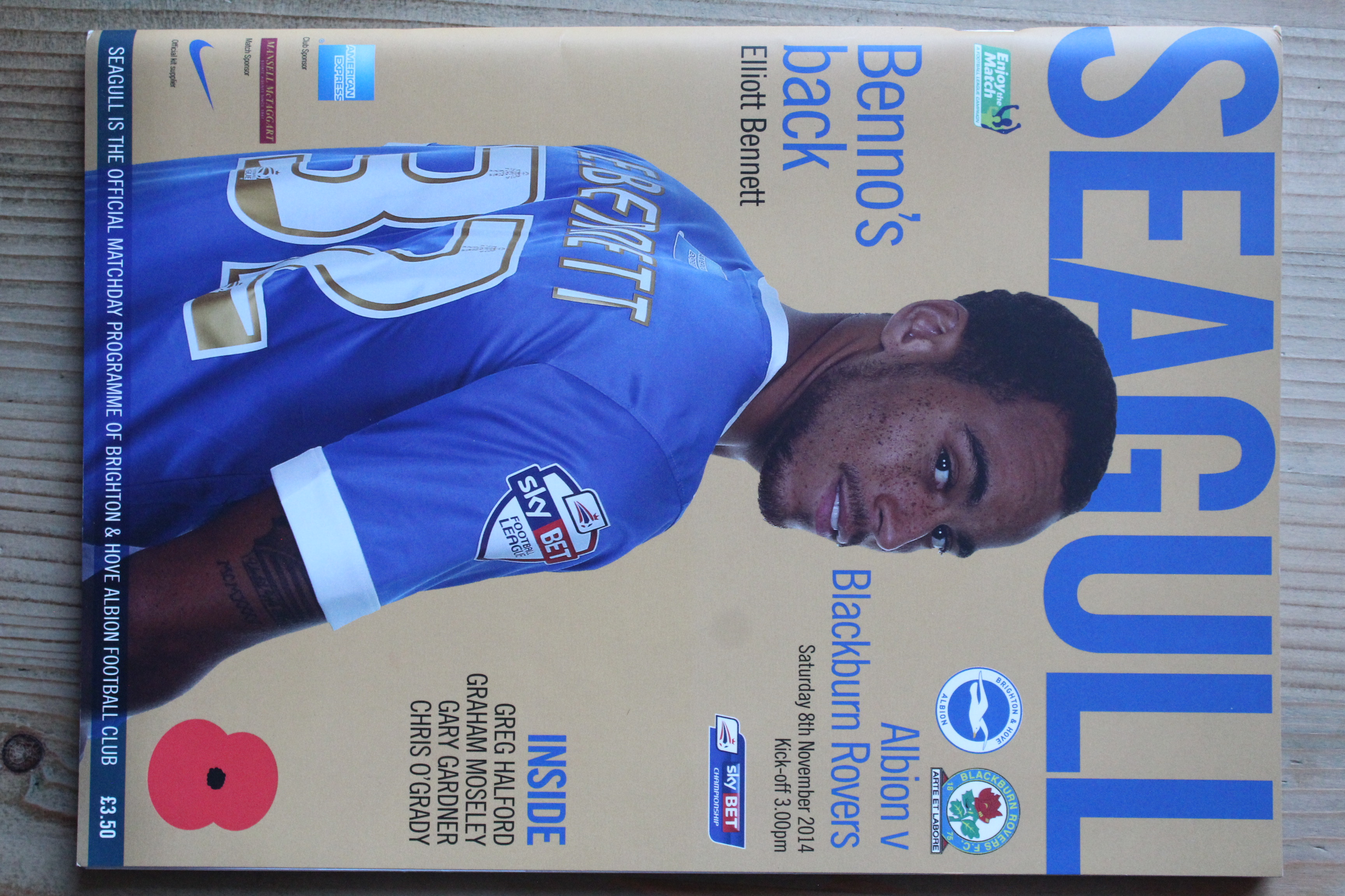 Brighton & Hove Albion FC v Blackburn Rovers FC