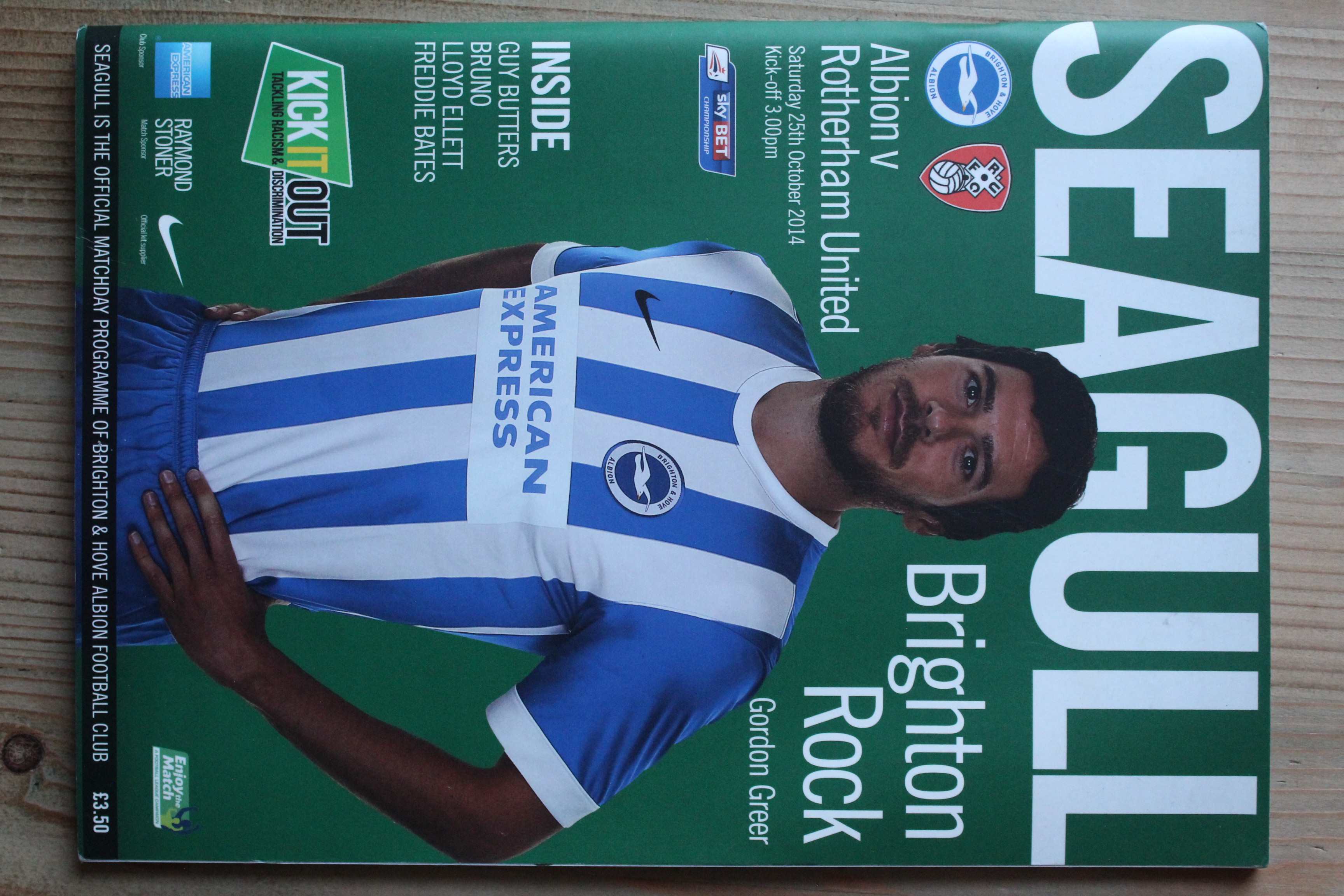 Brighton & Hove Albion FC v Rotherham United FC