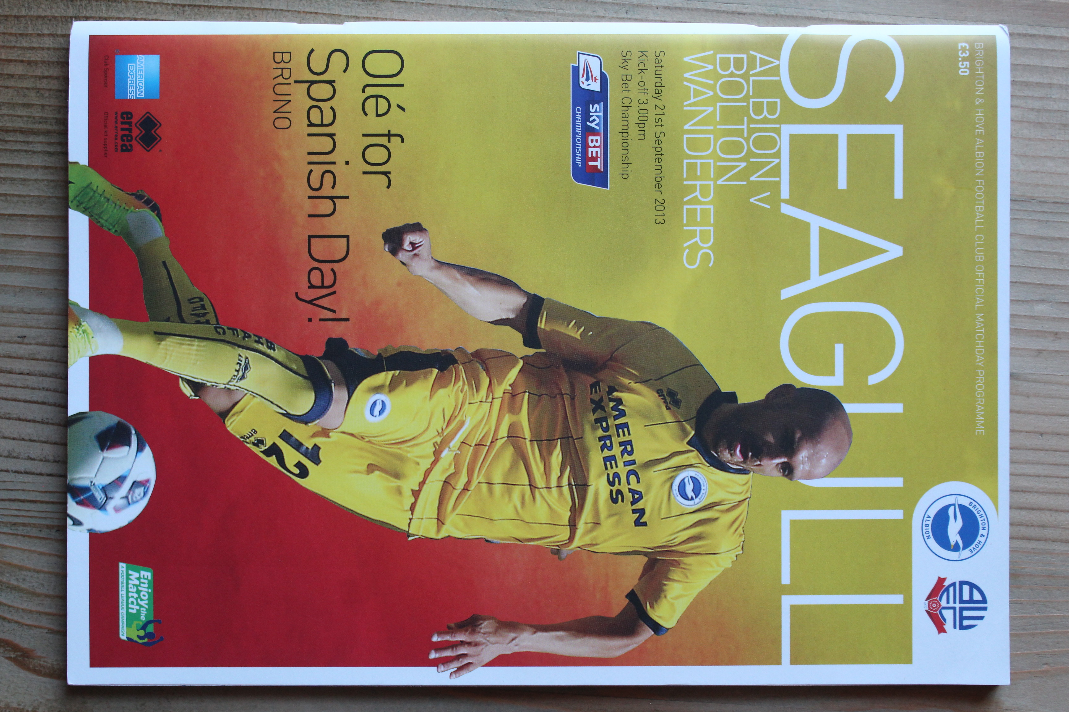 Brighton & Hove Albion FC v Bolton Wanderers FC