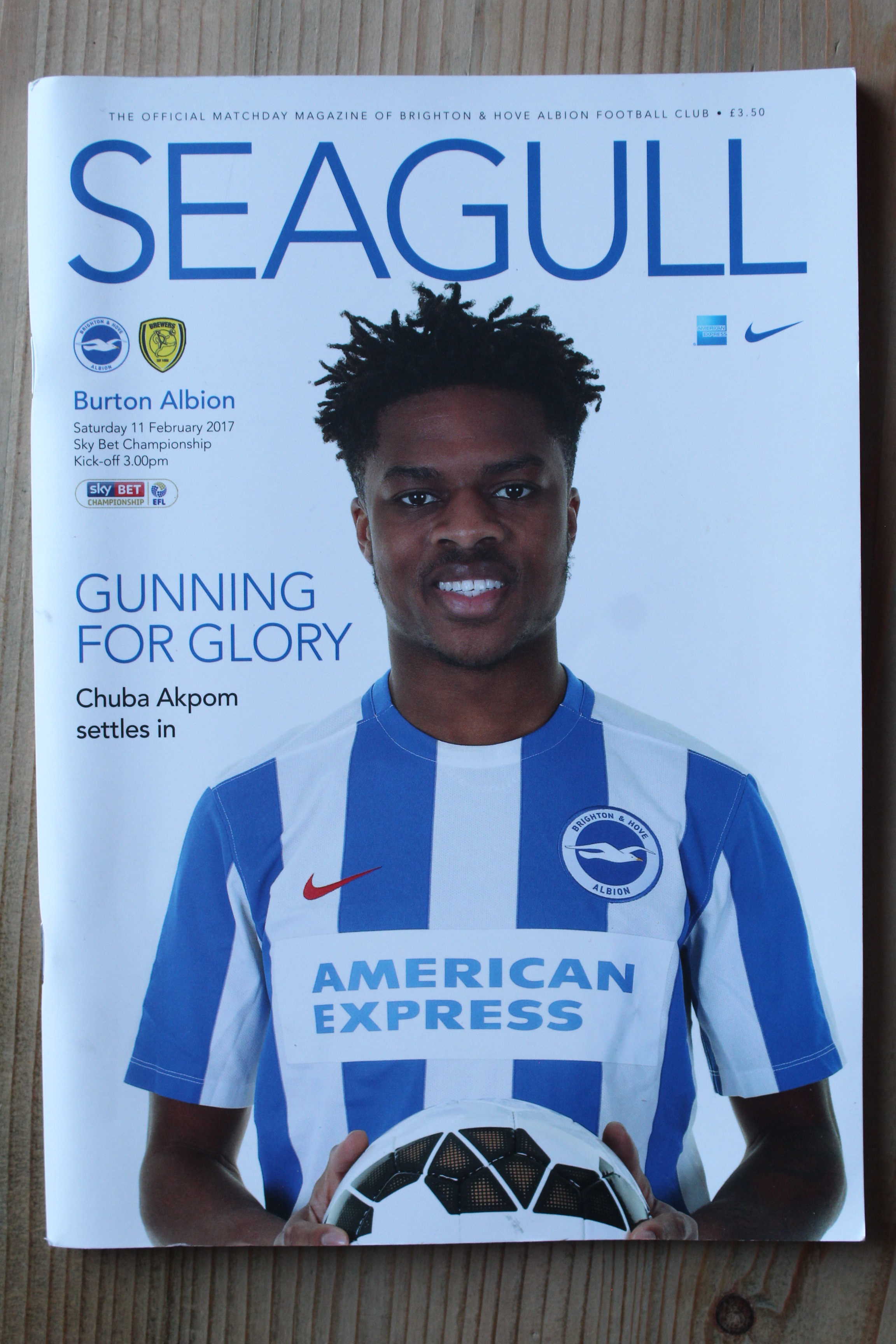 Brighton & Hove Albion FC v Burton Albion FC