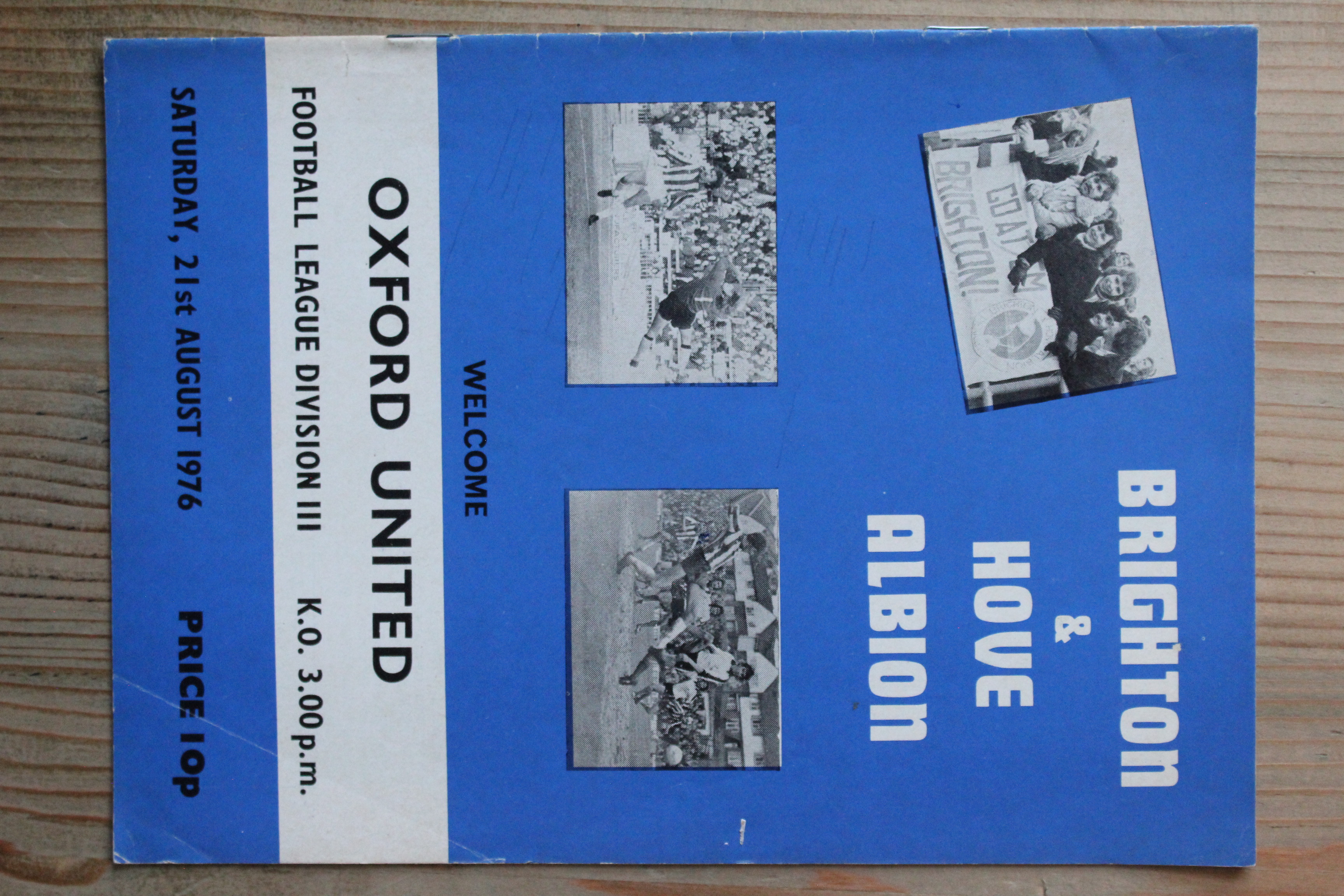 Brighton & Hove Albion FC v Oxford United FC
