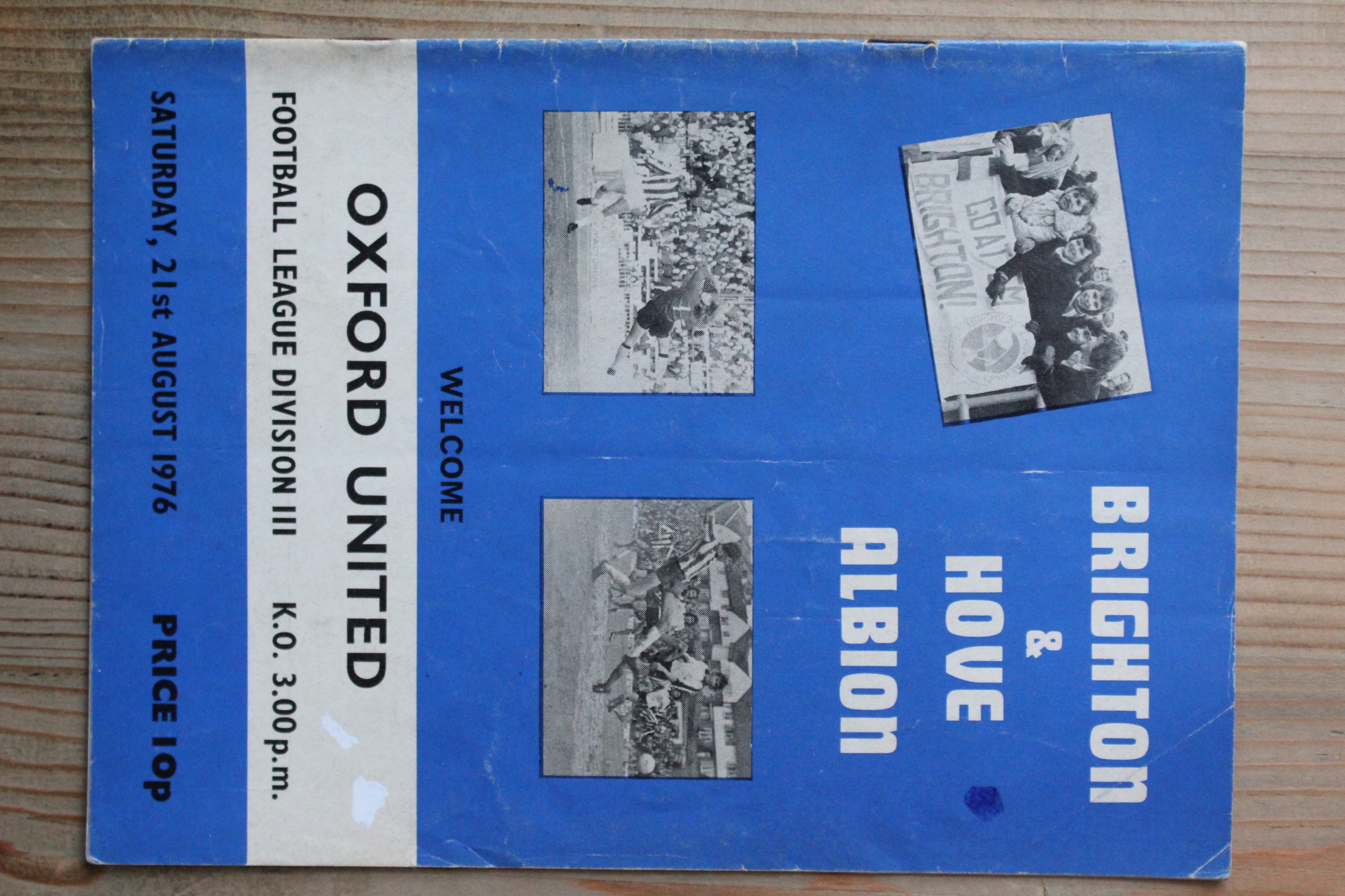 Brighton & Hove Albion FC v Oxford United FC