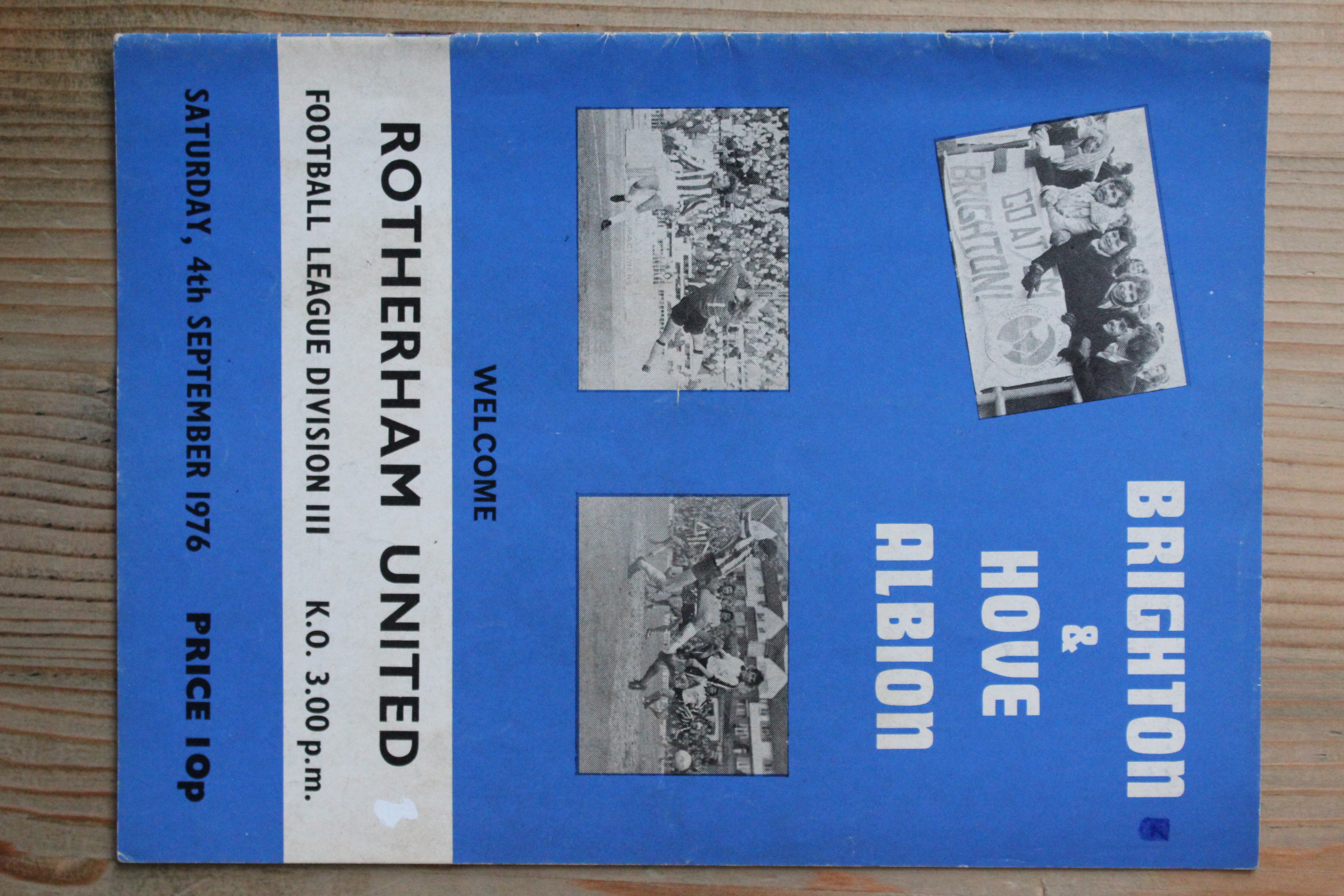 Brighton & Hove Albion FC v Rotherham United FC