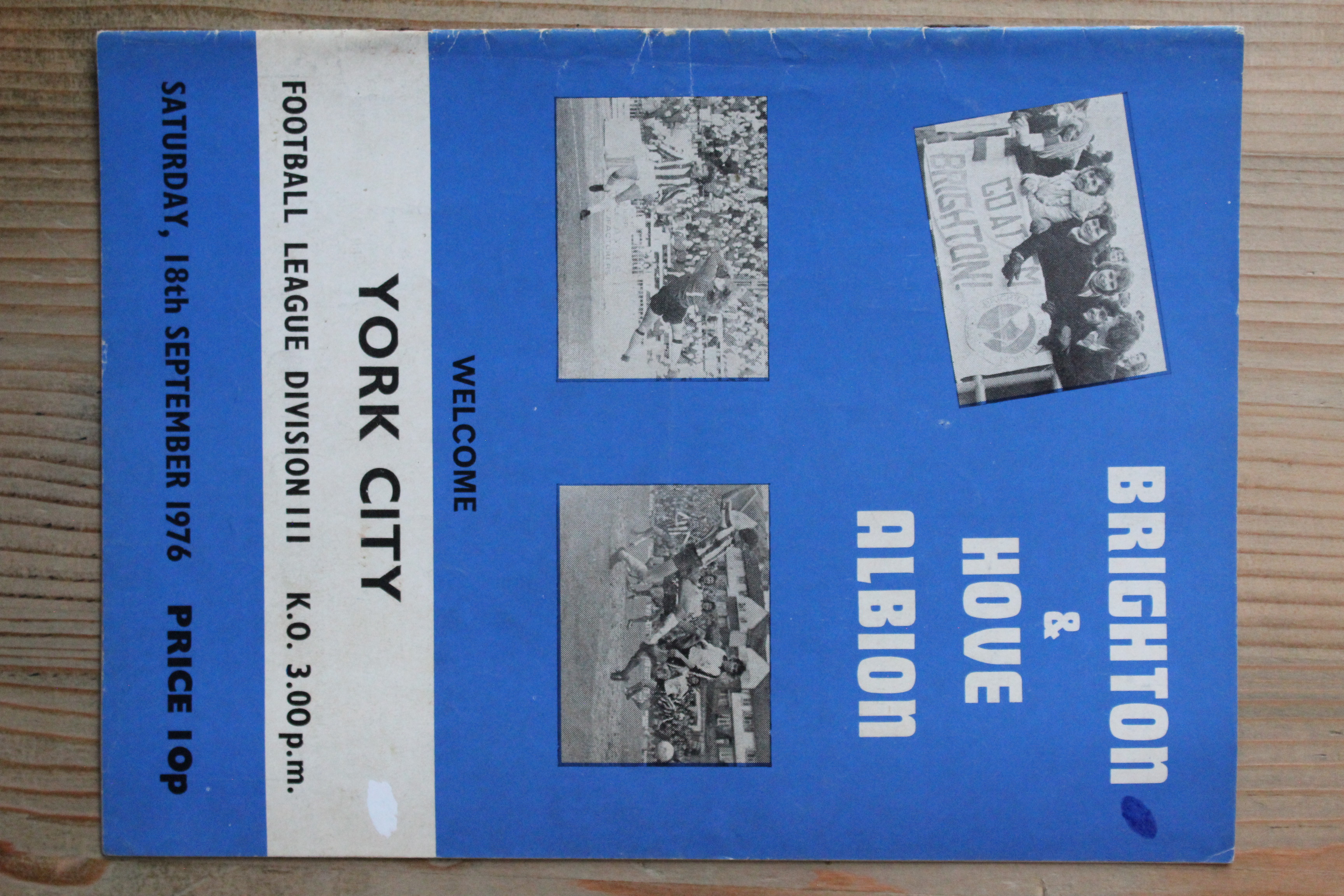 Brighton & Hove Albion FC v York City FC
