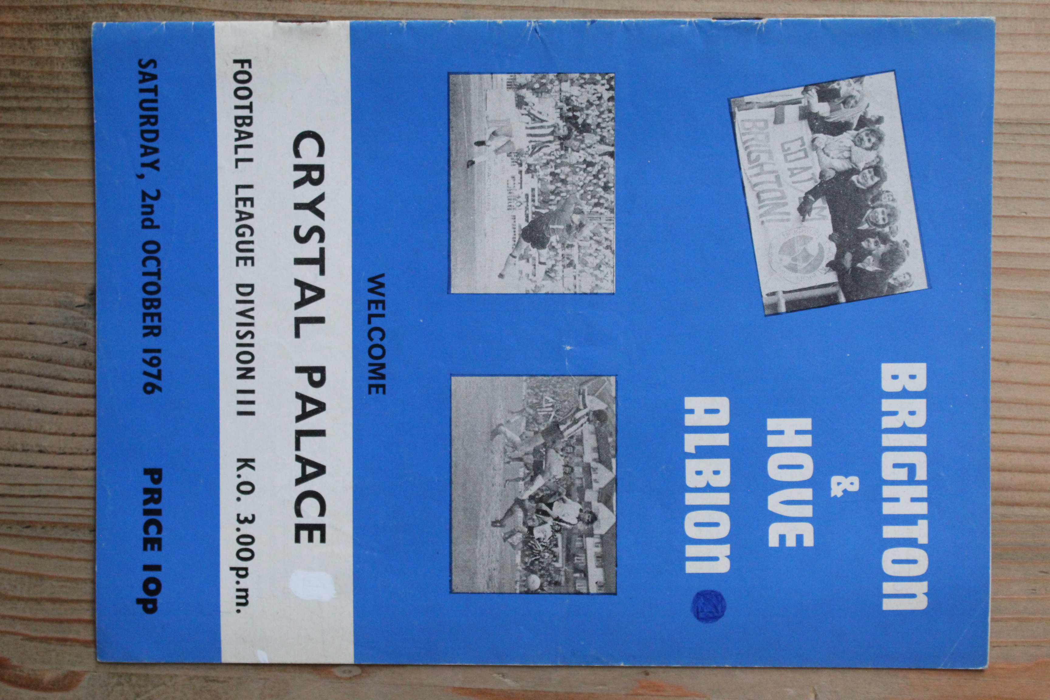 Brighton & Hove Albion FC v Crystal Palace FC