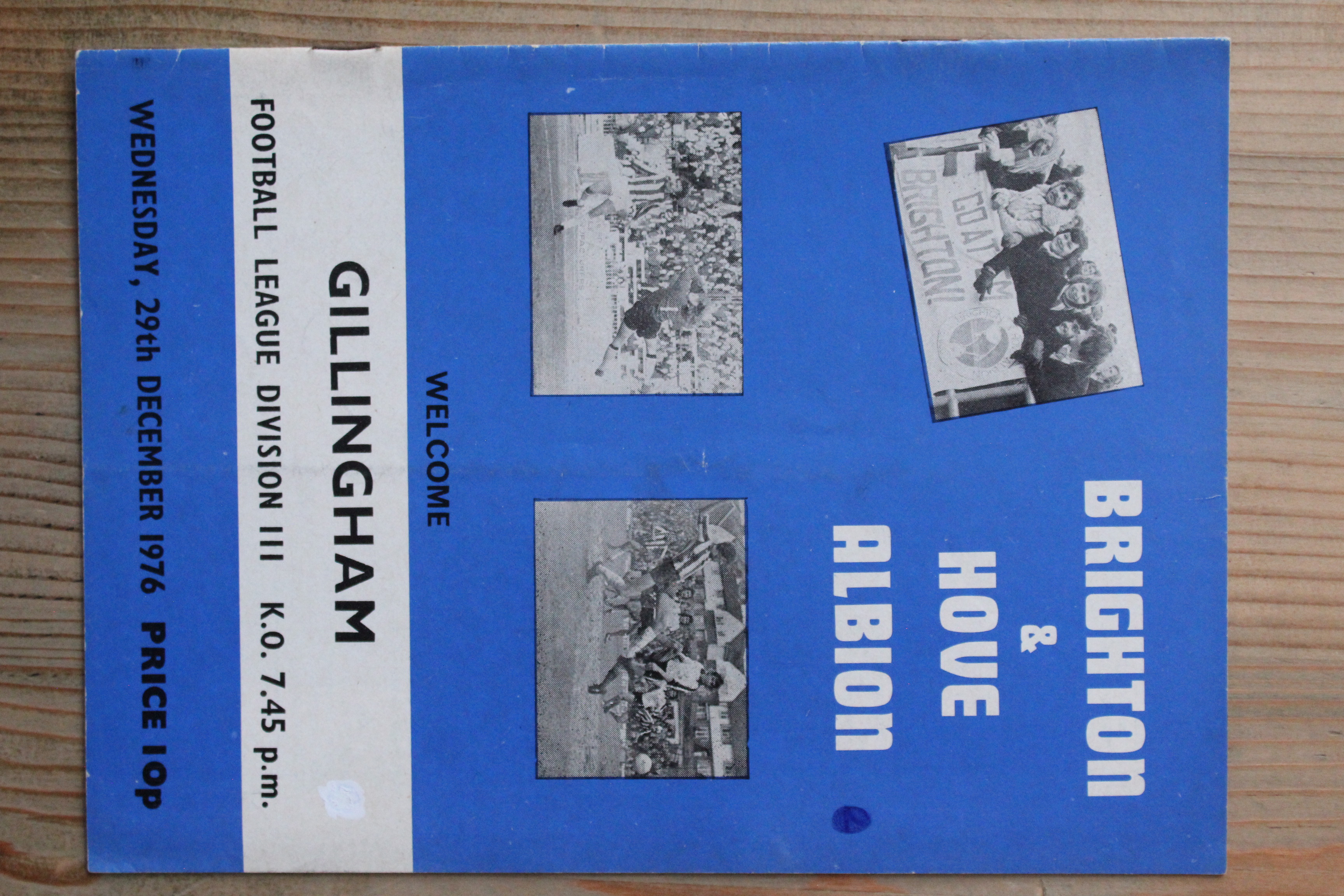 Brighton & Hove Albion FC v Gillingham FC