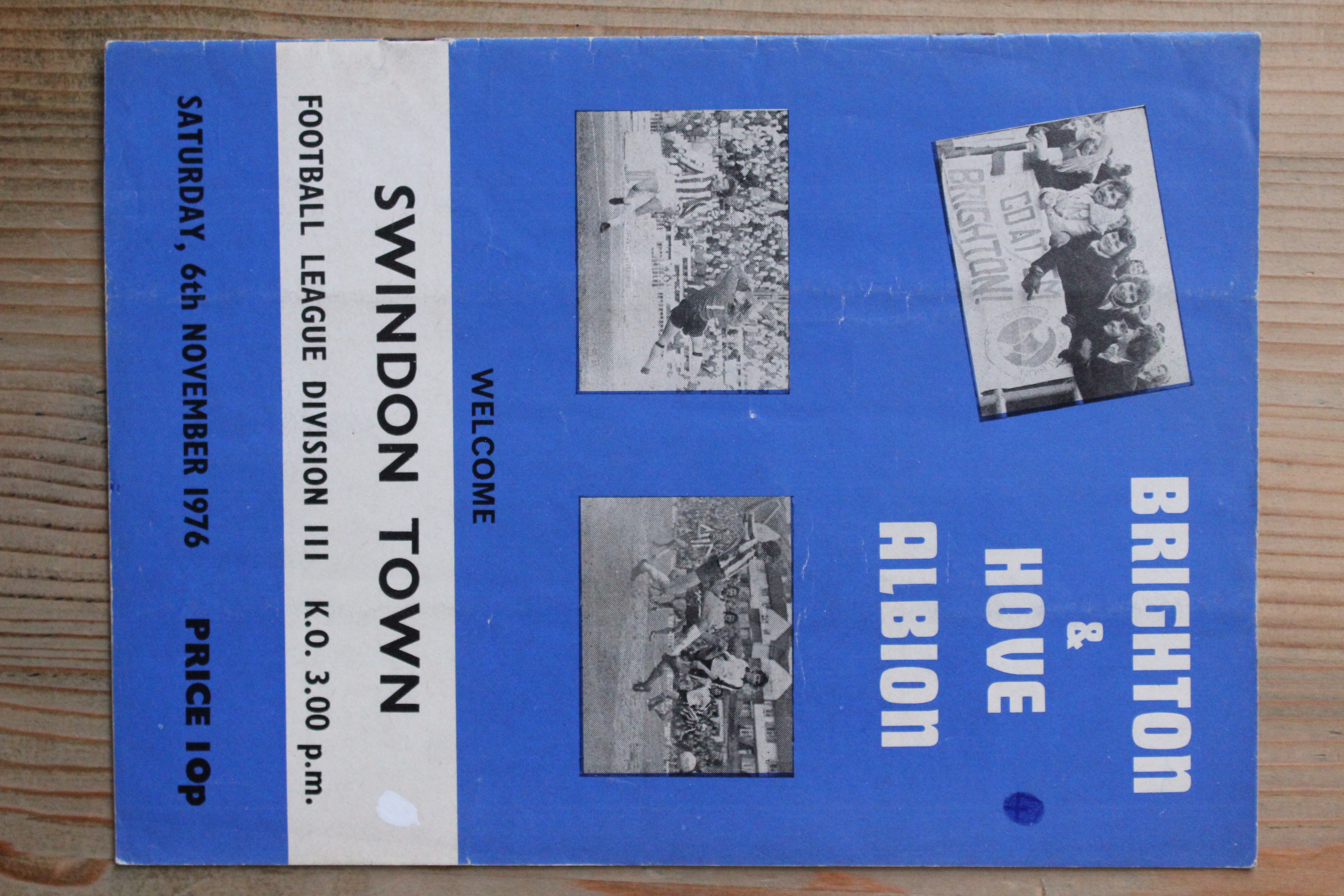 Brighton & Hove Albion FC v Swindon Town FC