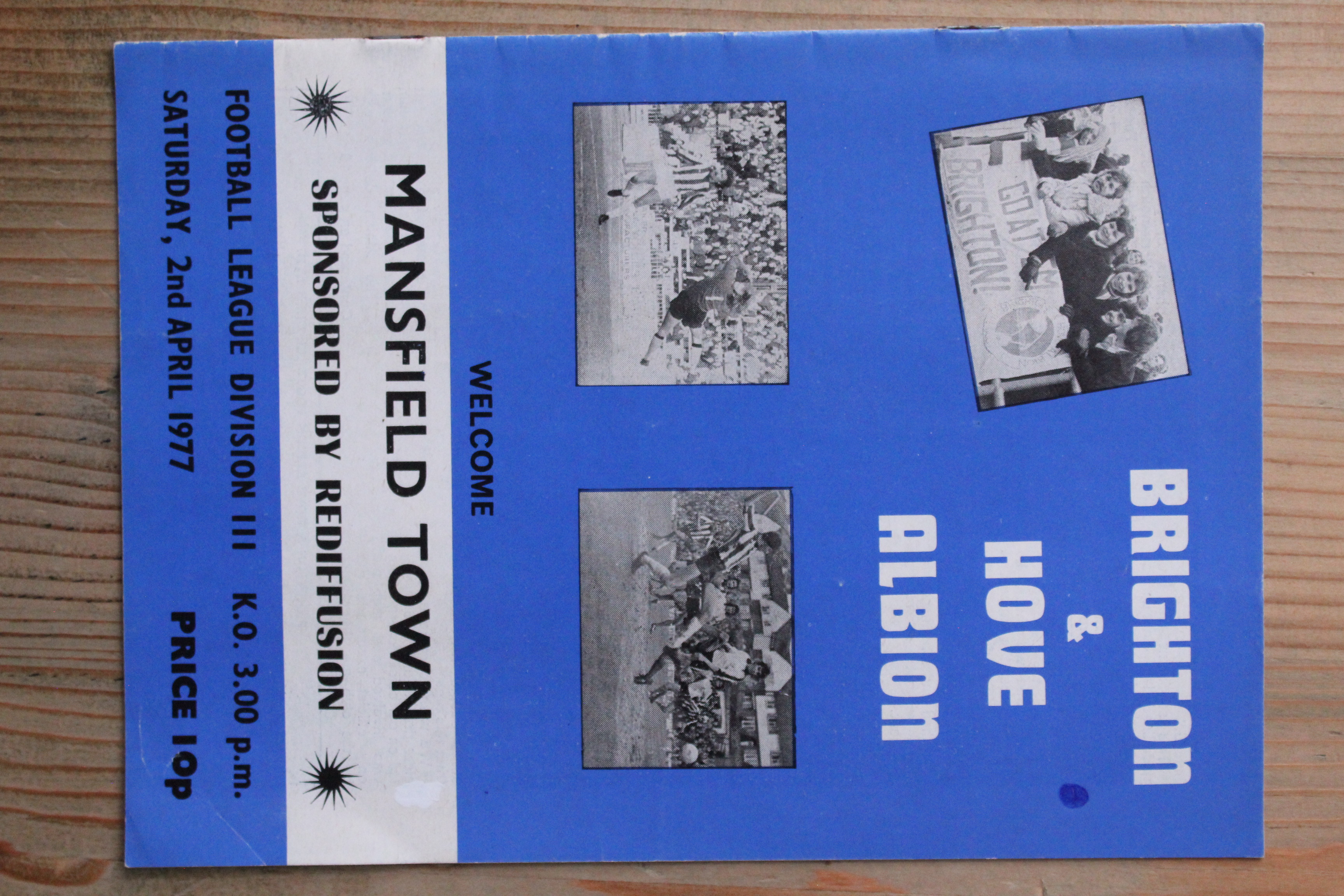 Brighton & Hove Albion FC v Mansfield Town FC