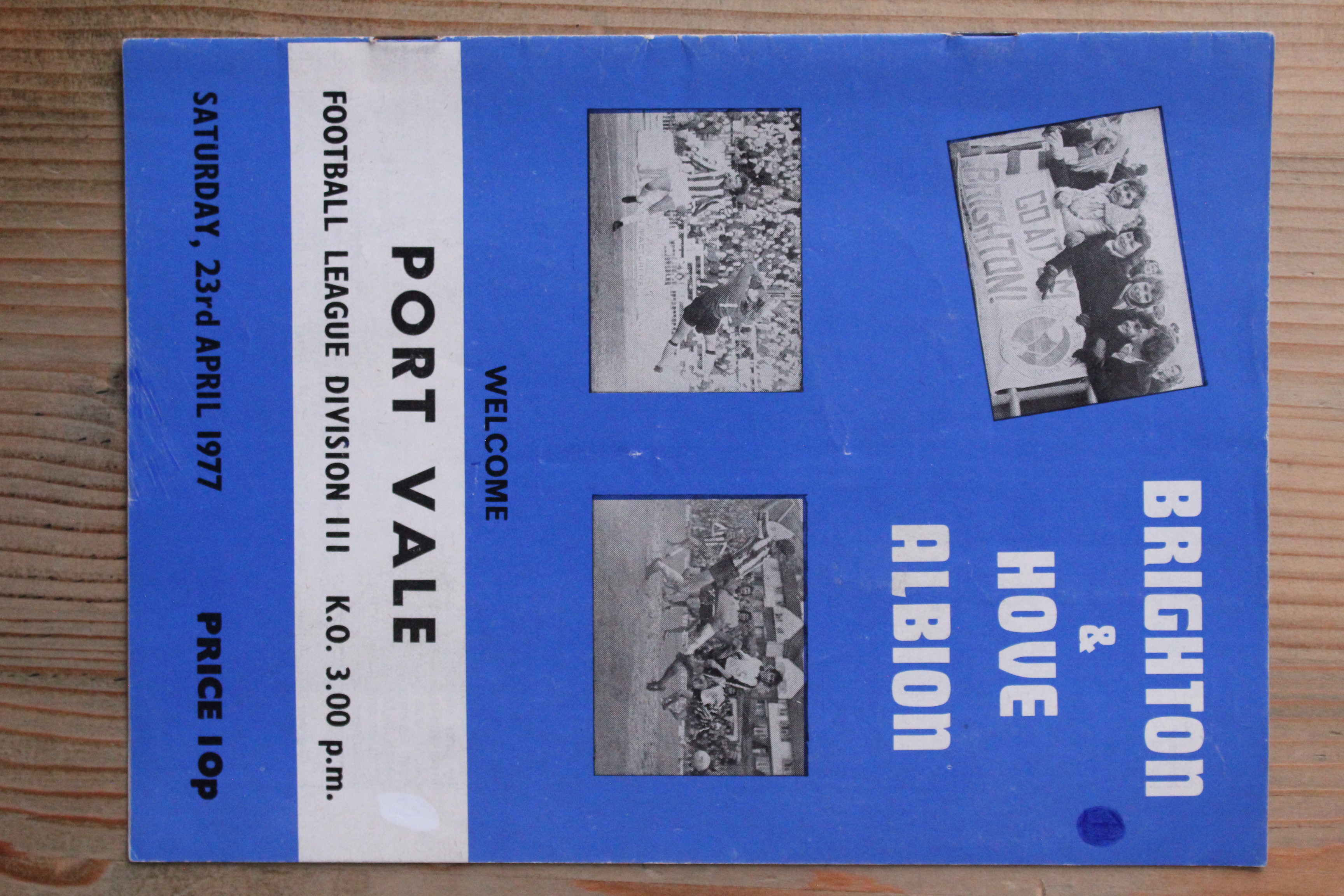 Brighton & Hove Albion FC v Port Vale FC