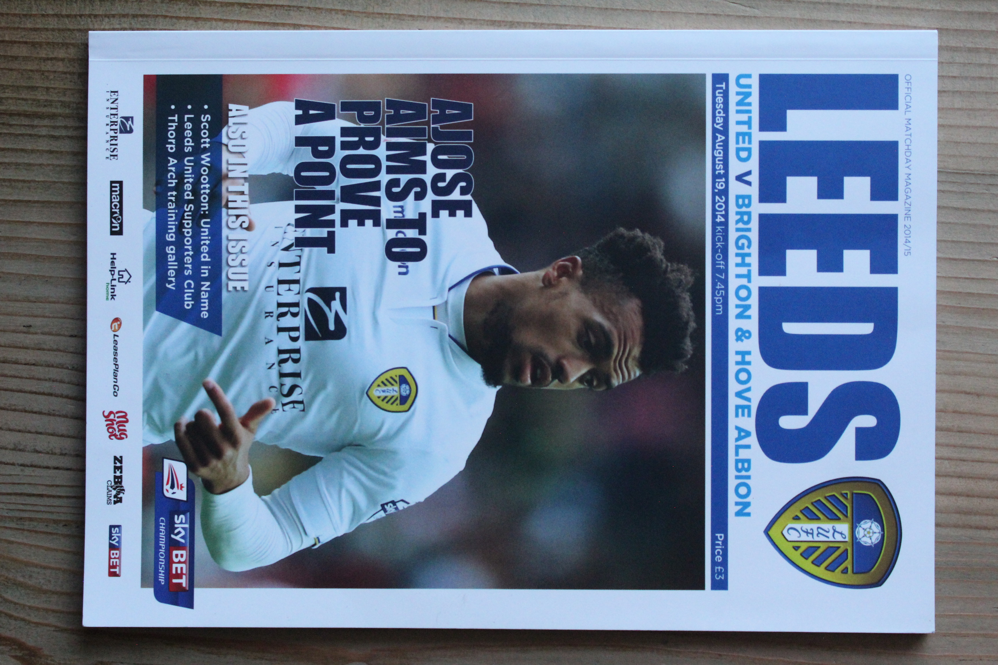 Leeds United FC v Brighton & Hove Albion FC