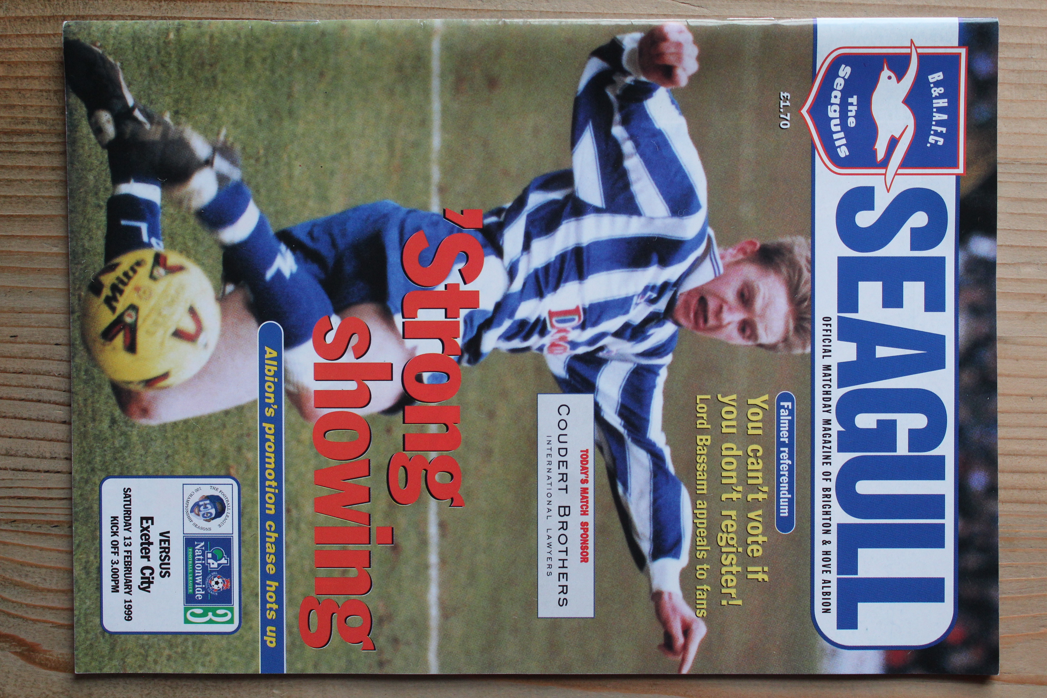 Brighton & Hove Albion FC v Exeter City FC