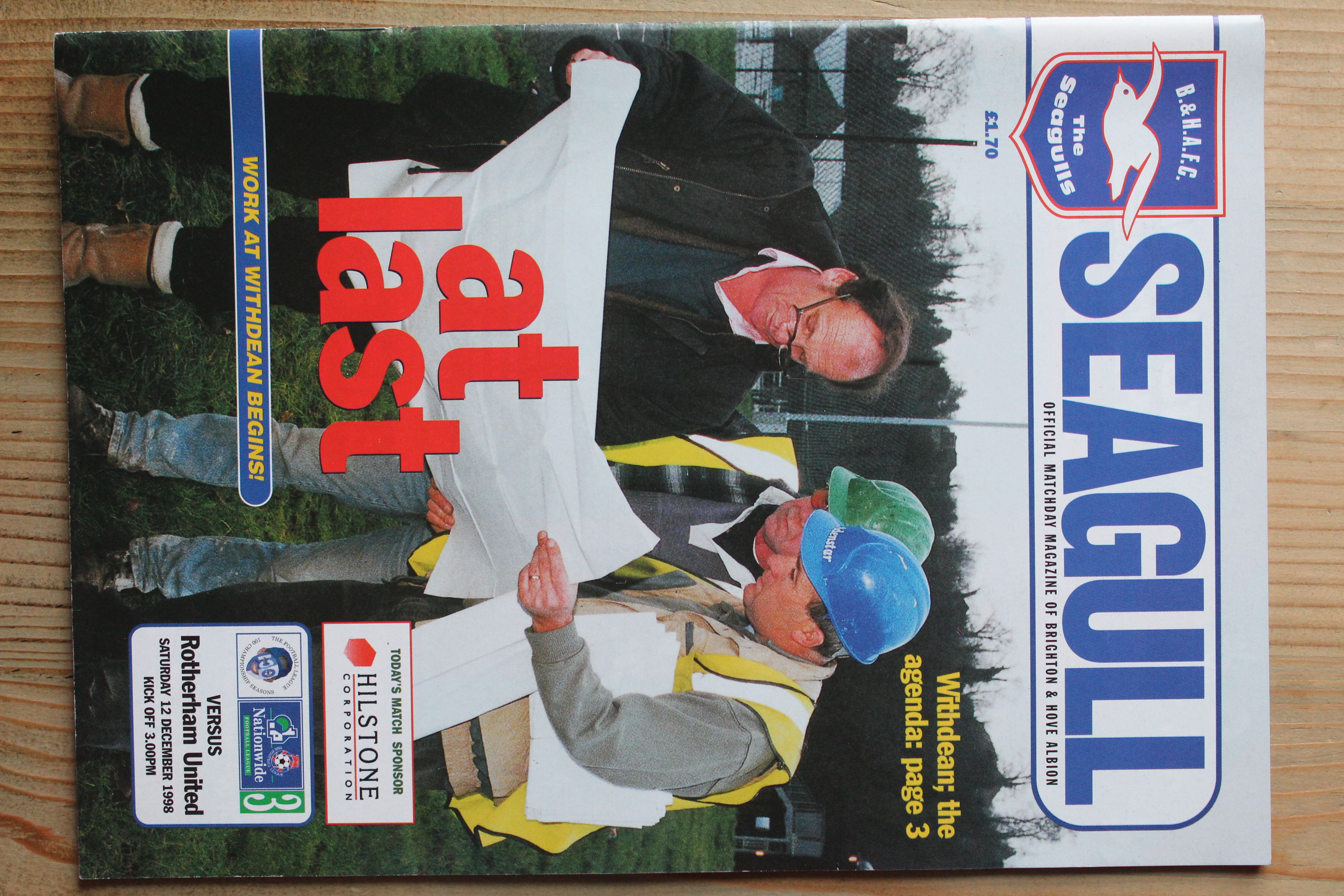 Brighton & Hove Albion FC v Rotherham United FC