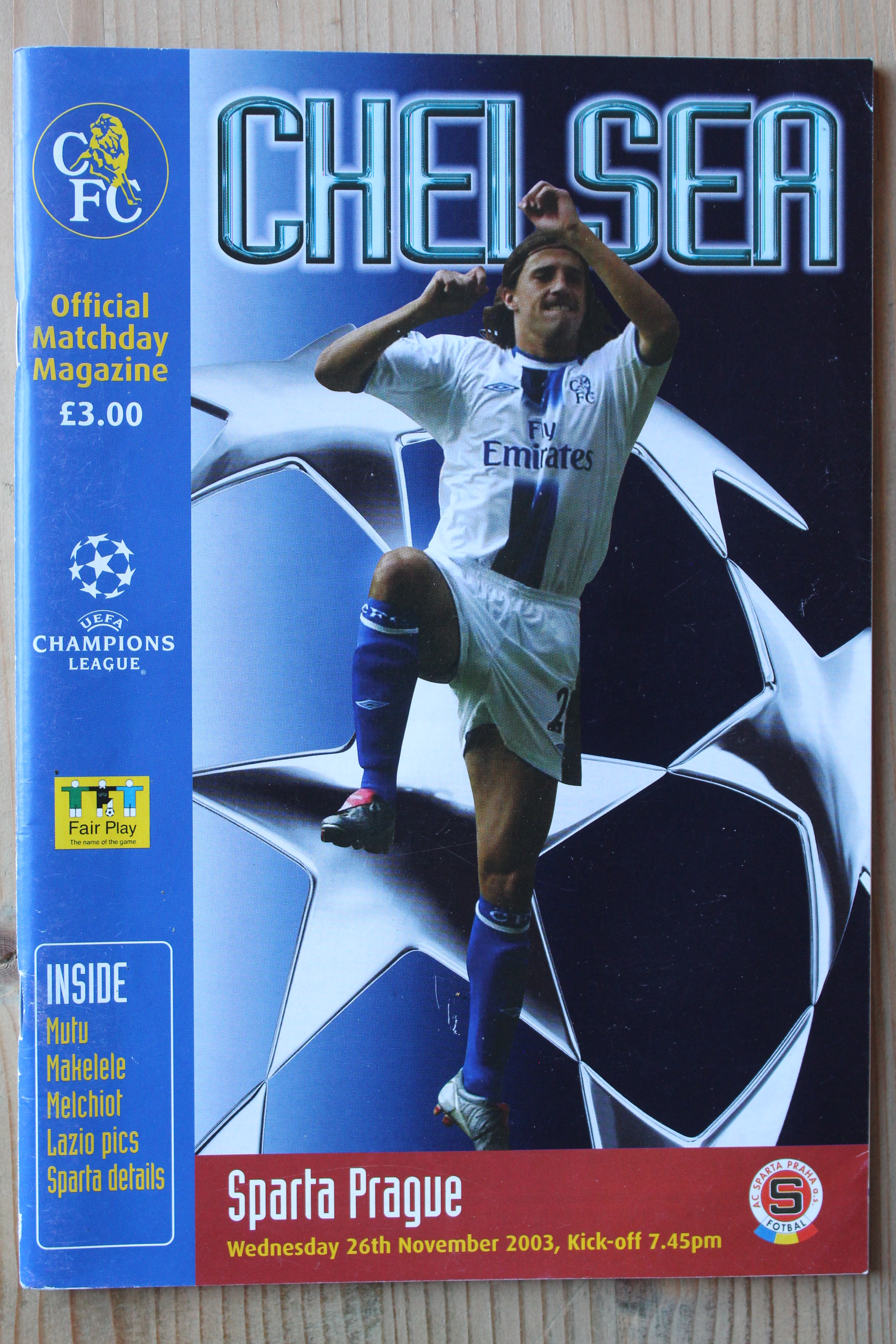 Chelsea FC v Sparta Prague