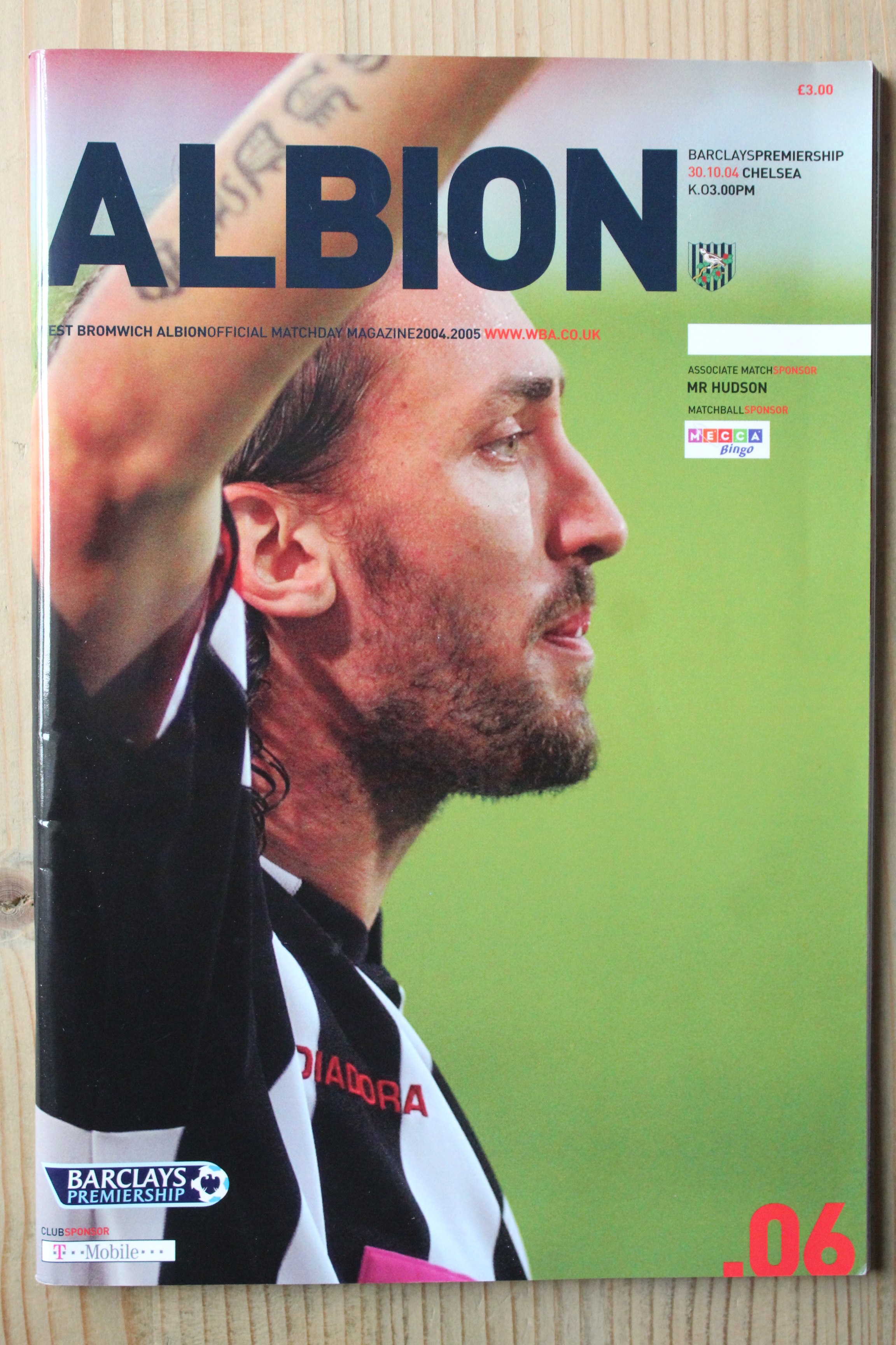 West Bromwich Albion FC  v Chelsea FC