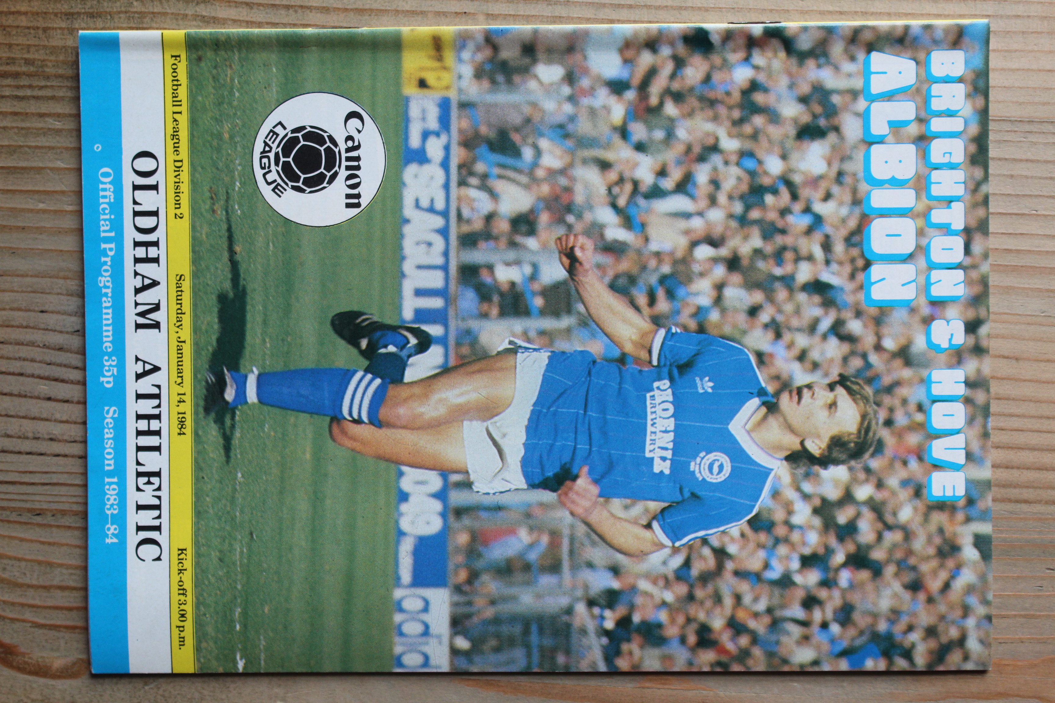 Brighton & Hove Albion FC v Oldham Athletic FC