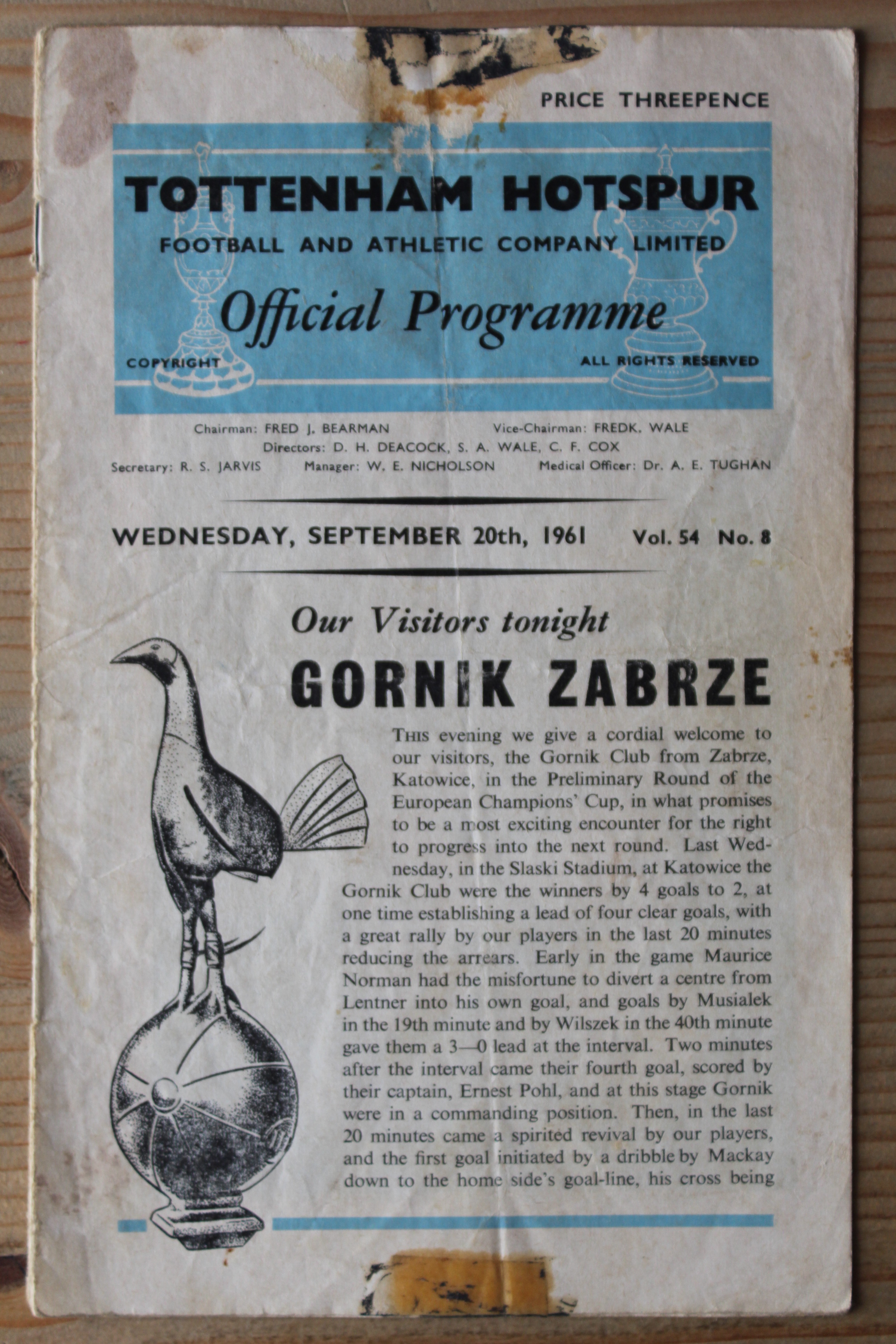 Tottenham Hotspur FC v Gornik Zabrze