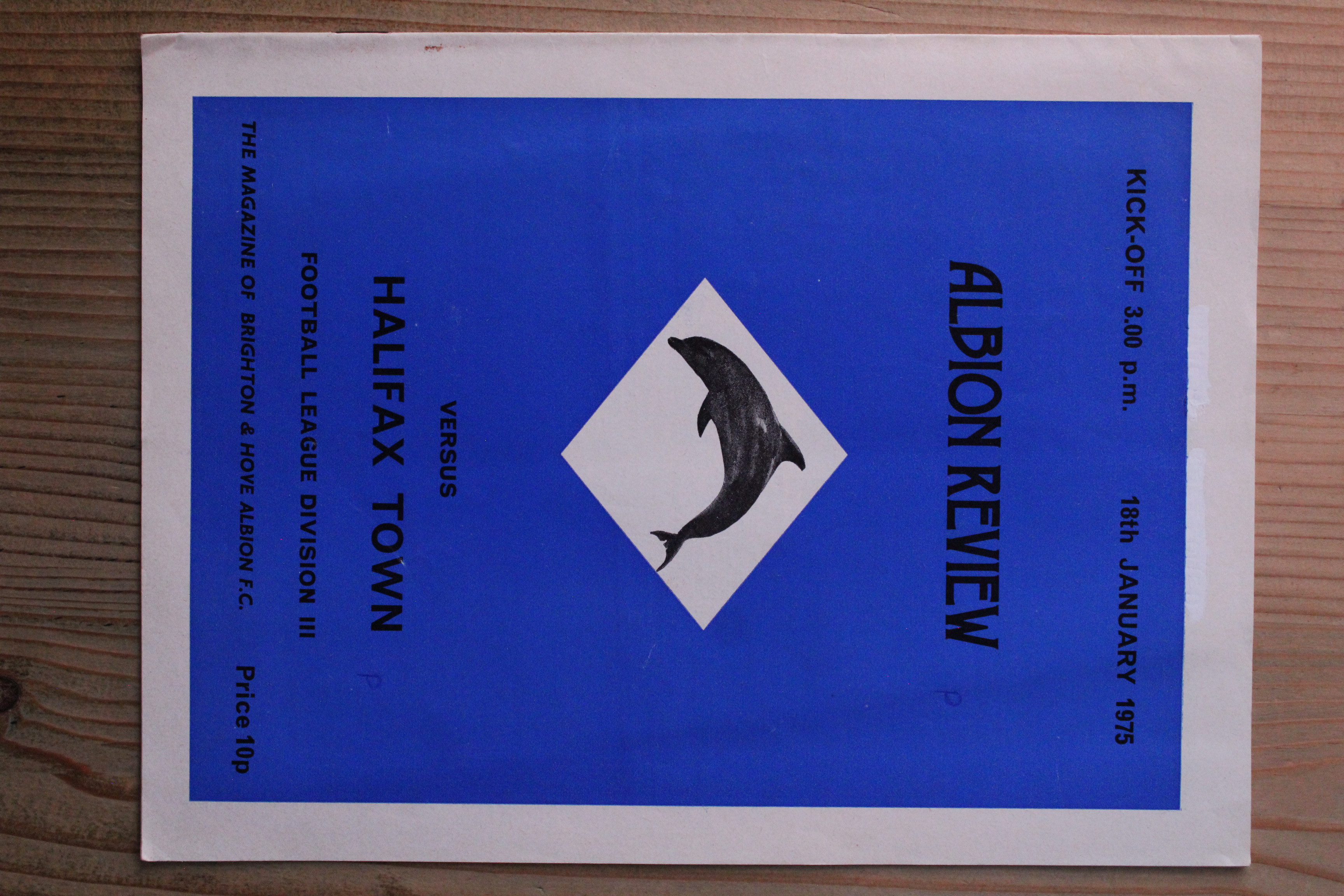 Brighton & Hove Albion FC v Halifax Town A.F.C