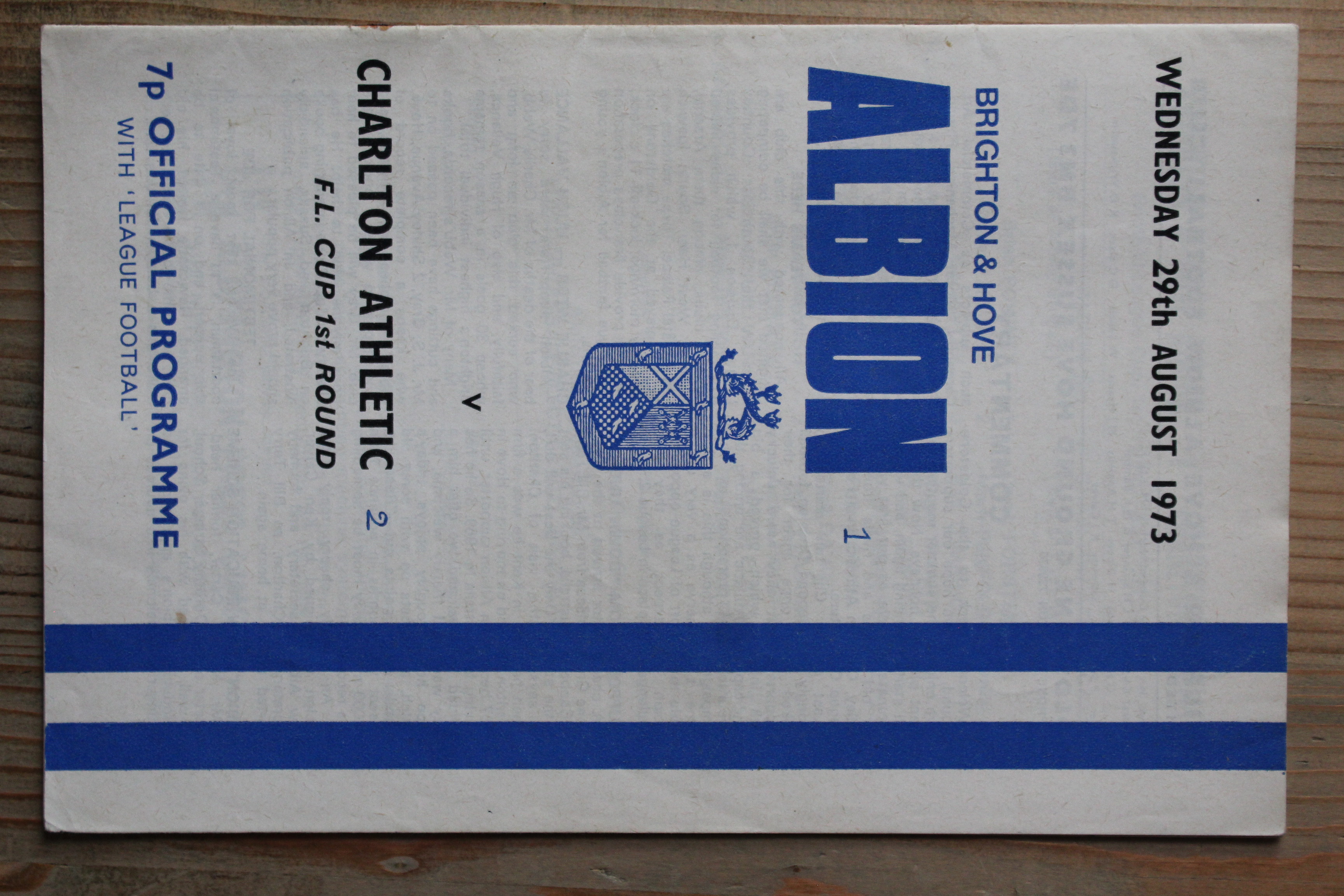 Brighton & Hove Albion FC v Charlton Athletic FC