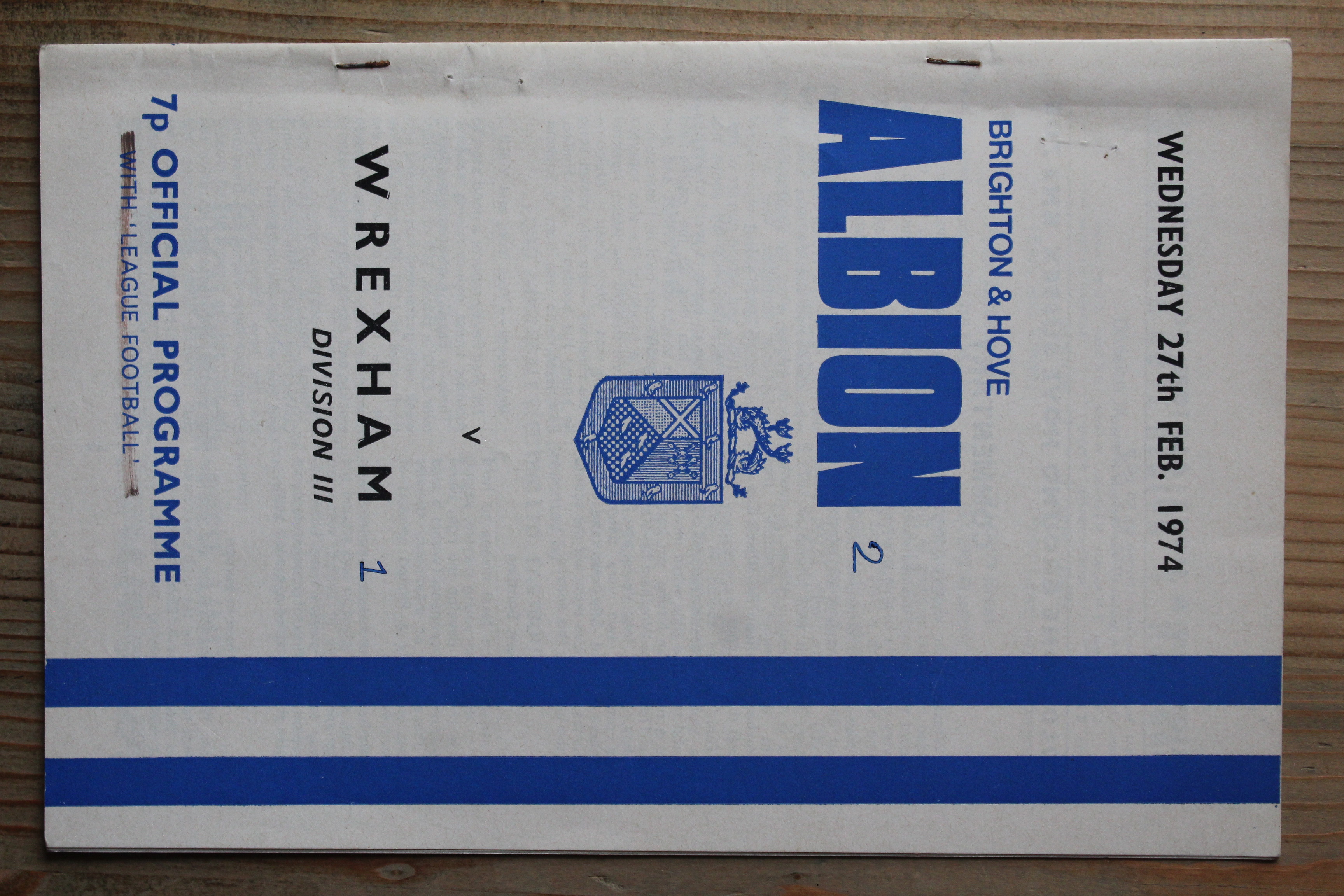 Brighton & Hove Albion FC v Wrexham FC