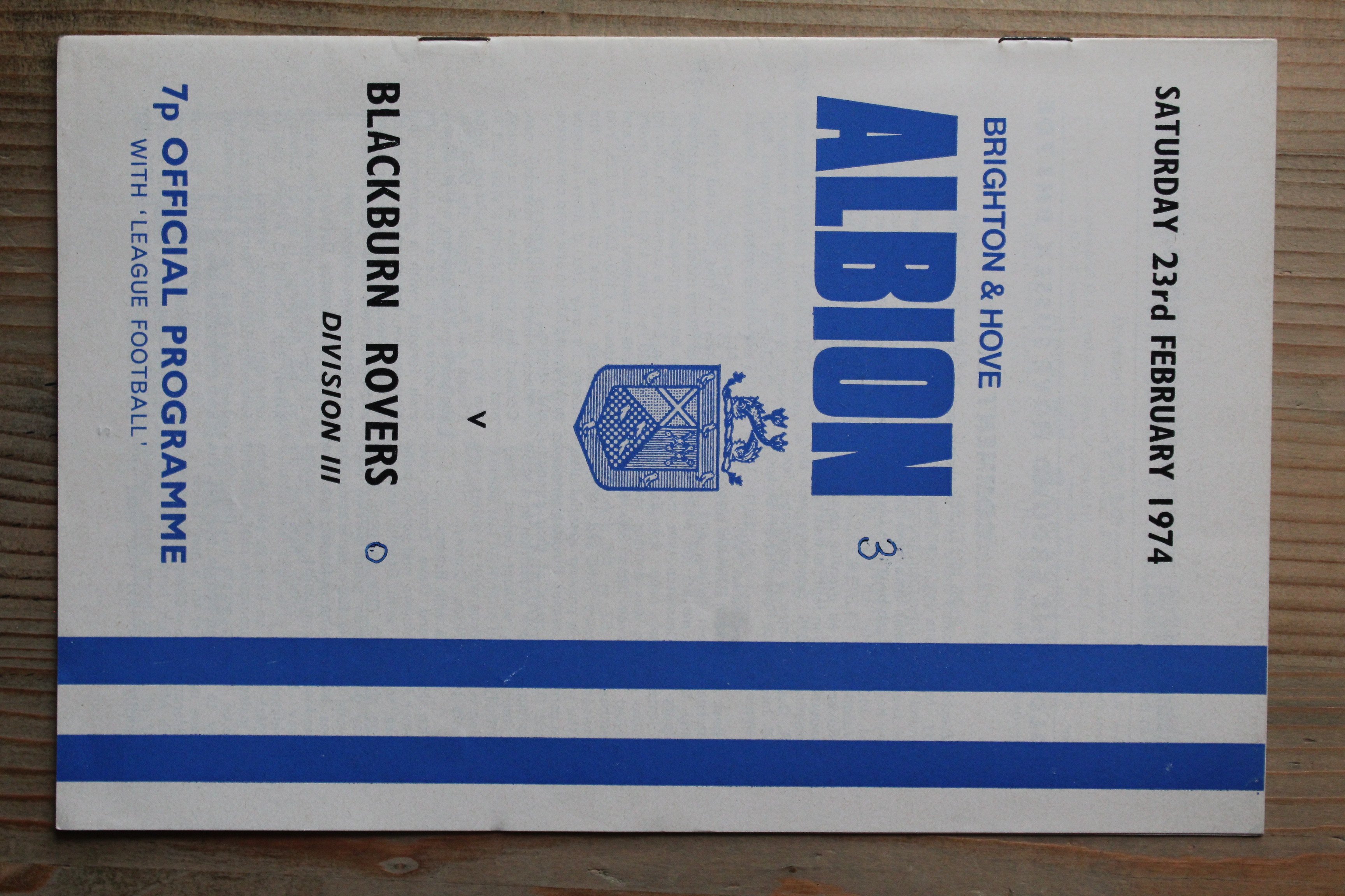Brighton & Hove Albion FC v Blackburn Rovers FC