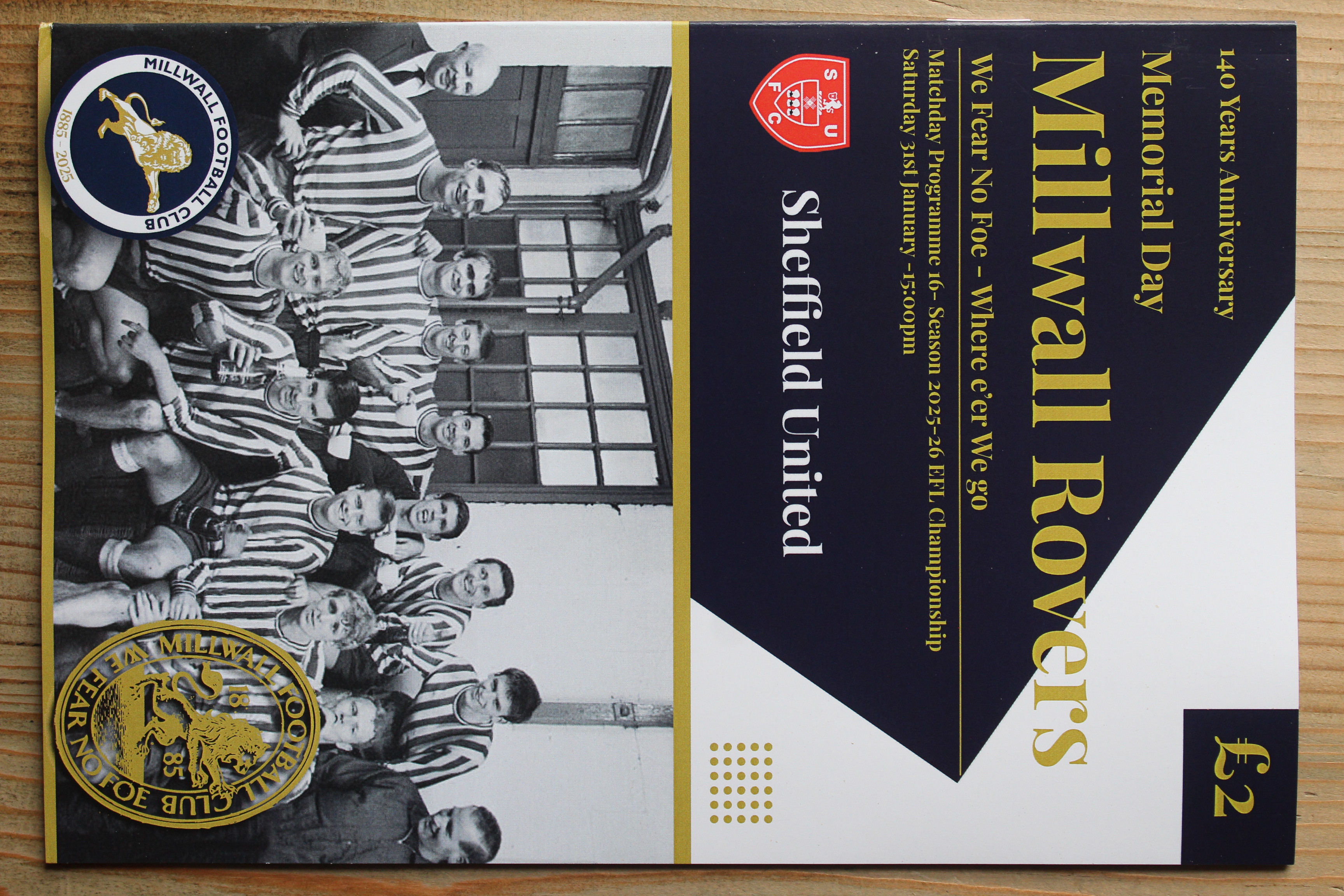 Millwall FC v Sheffield United FC