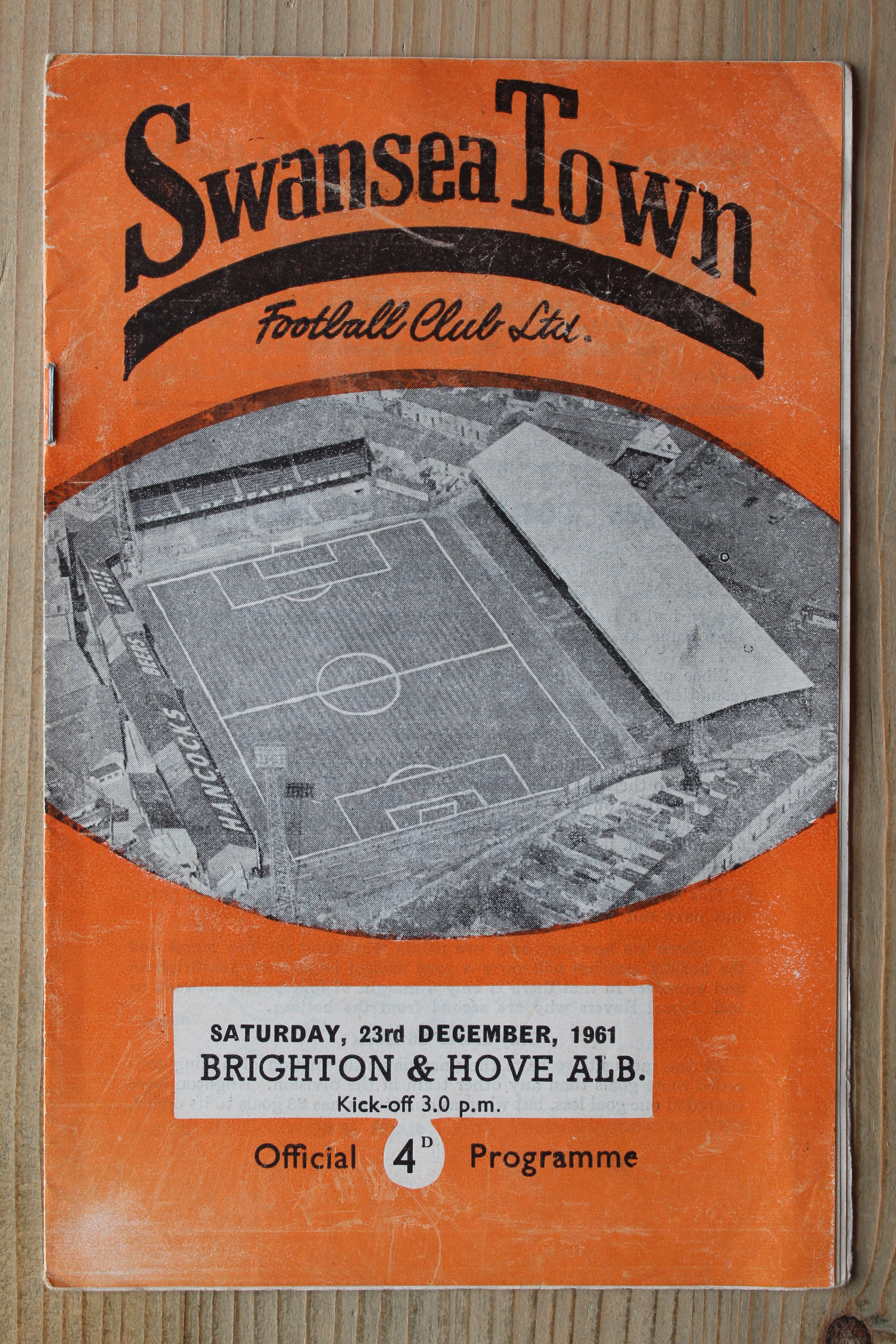 Swansea Town v Brighton & Hove Albion FC