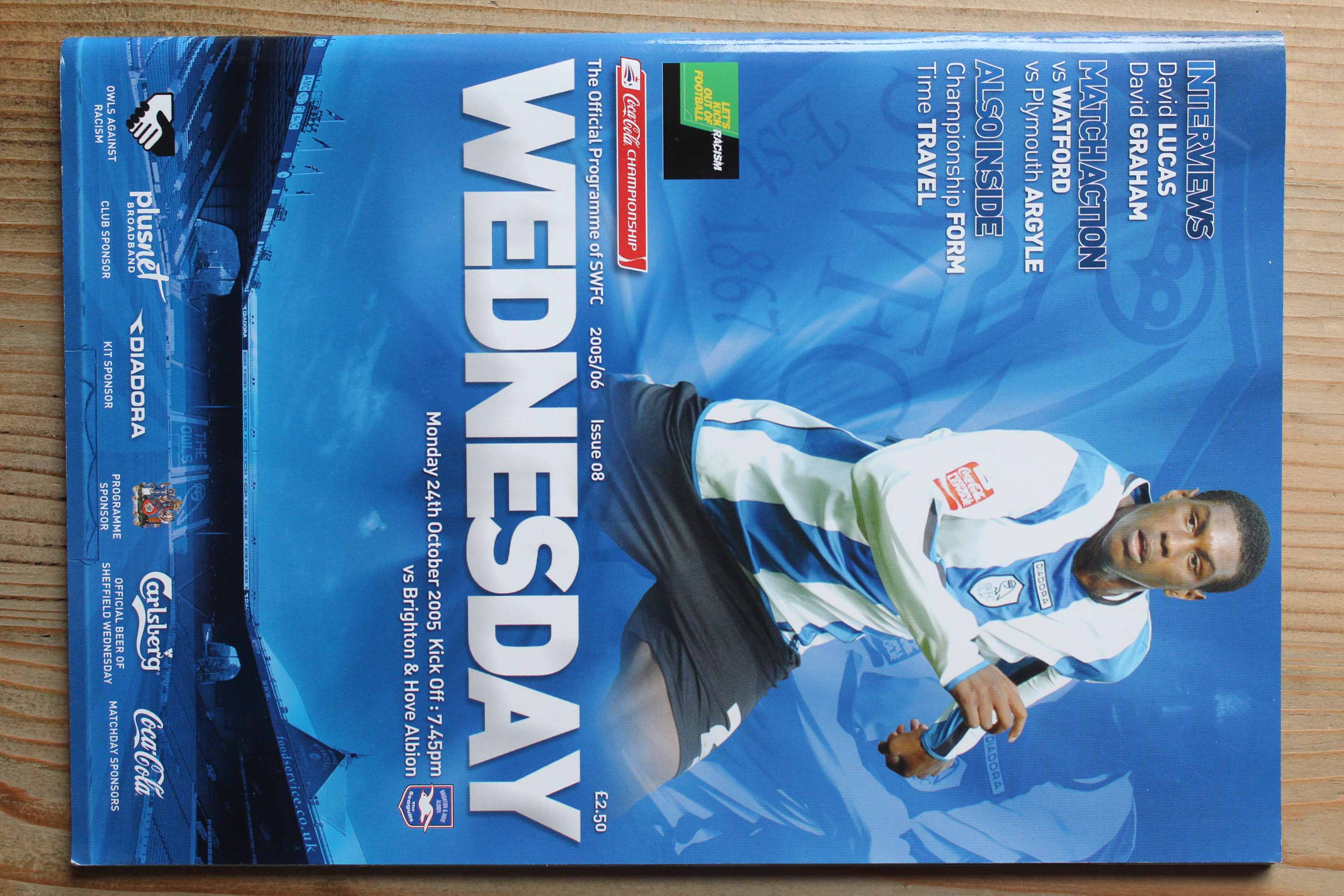 Sheffield Wednesday FC  v Brighton & Hove Albion FC