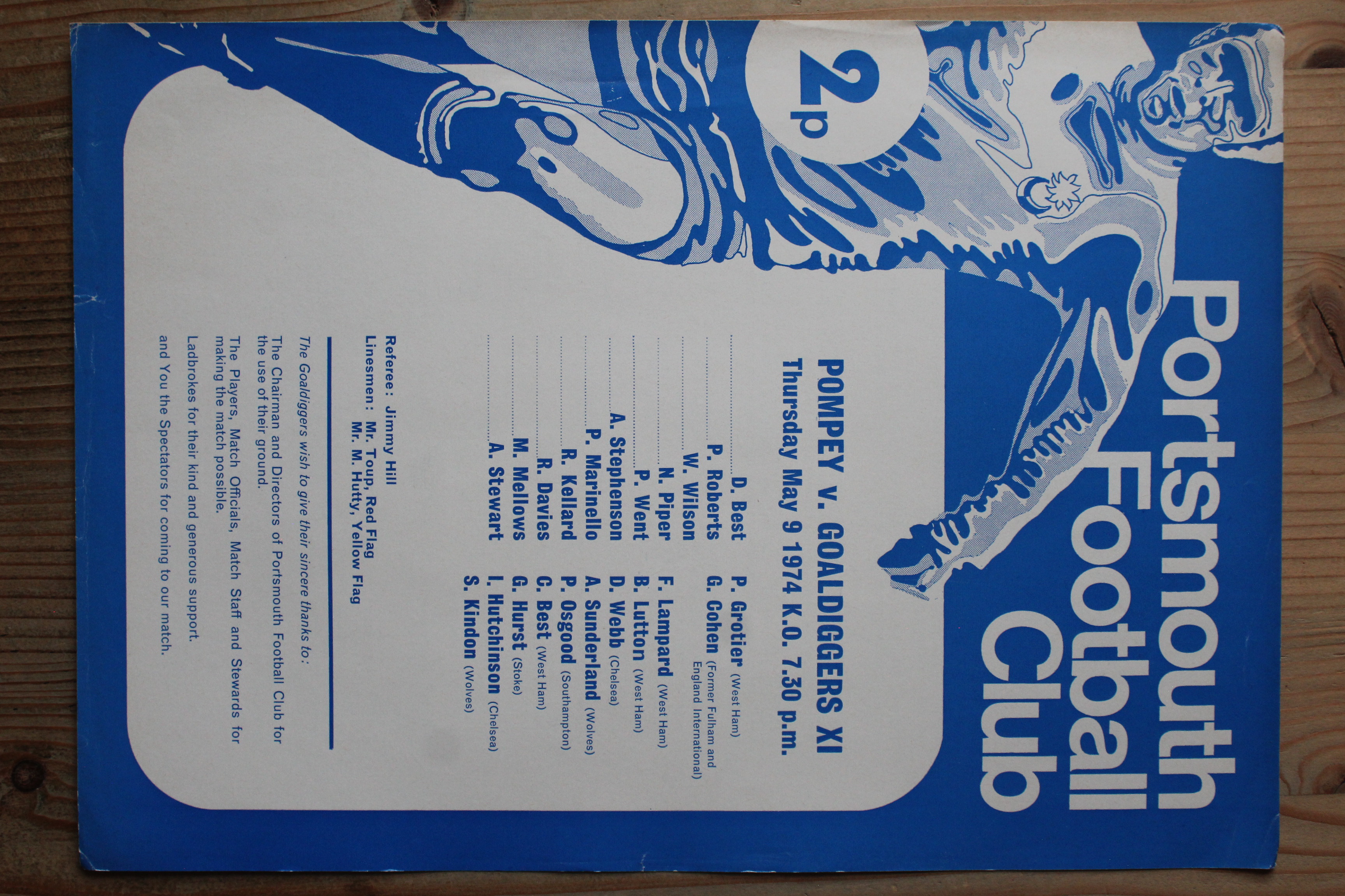 Portsmouth FC v Goaldiggers XI