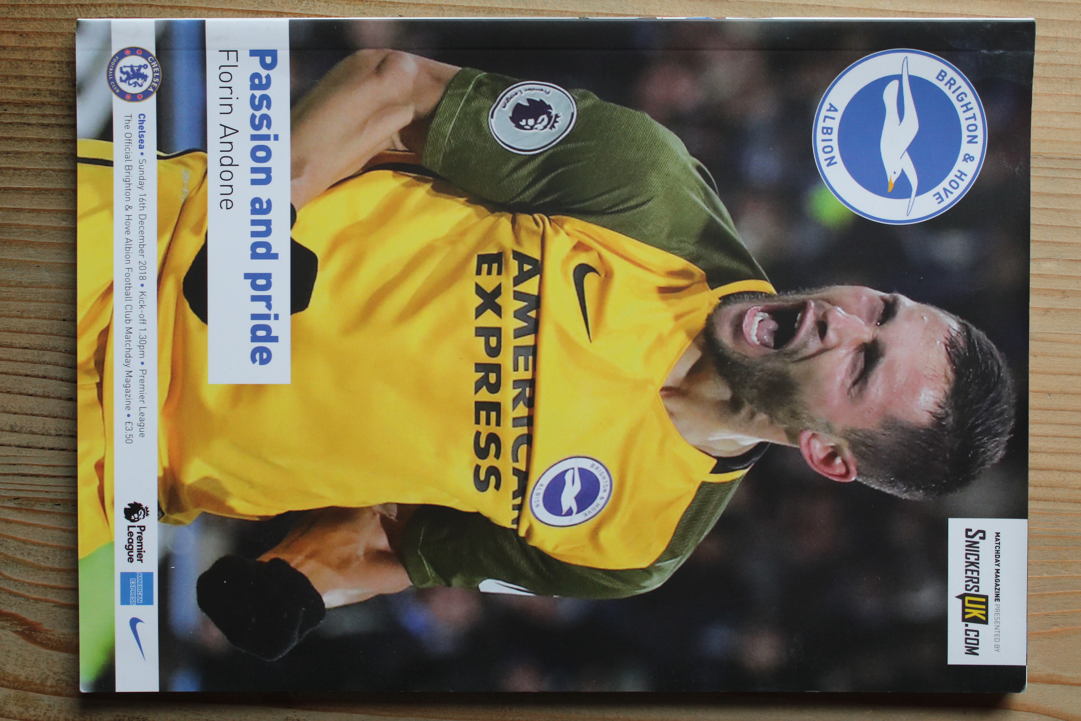Brighton & Hove Albion FC v Chelsea FC
