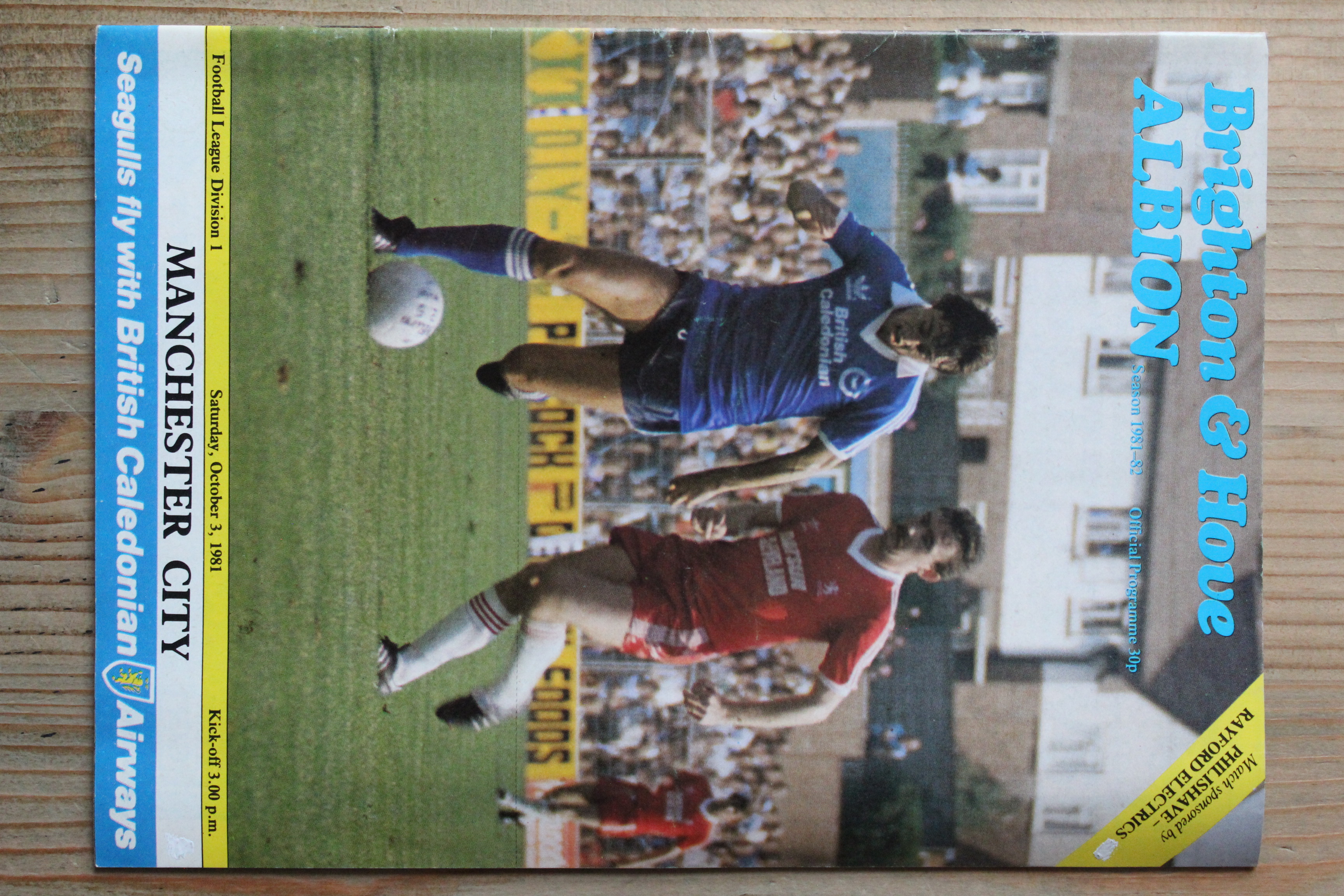 Brighton & Hove Albion FC v Manchester City FC