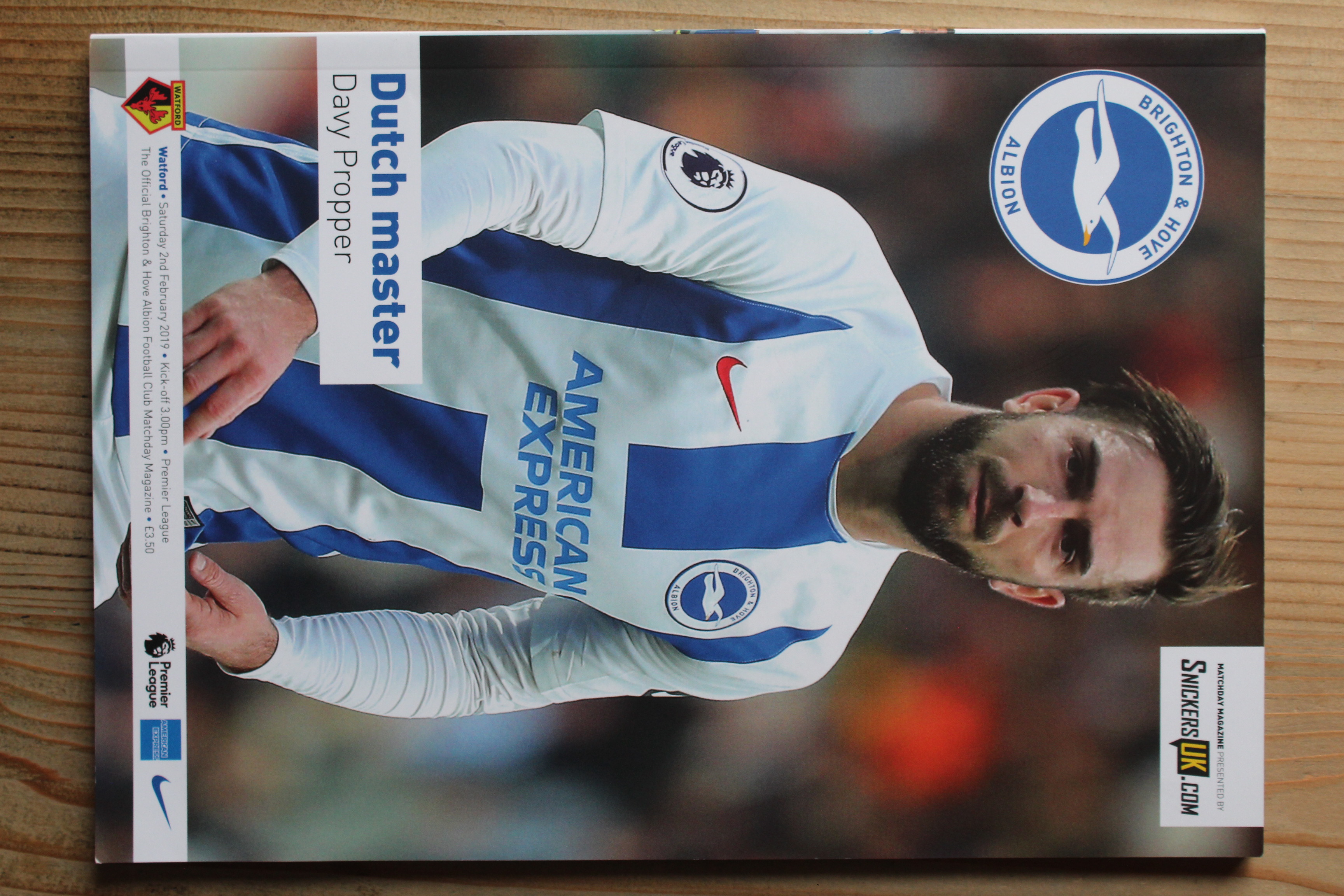 Brighton & Hove Albion FC v Watford FC