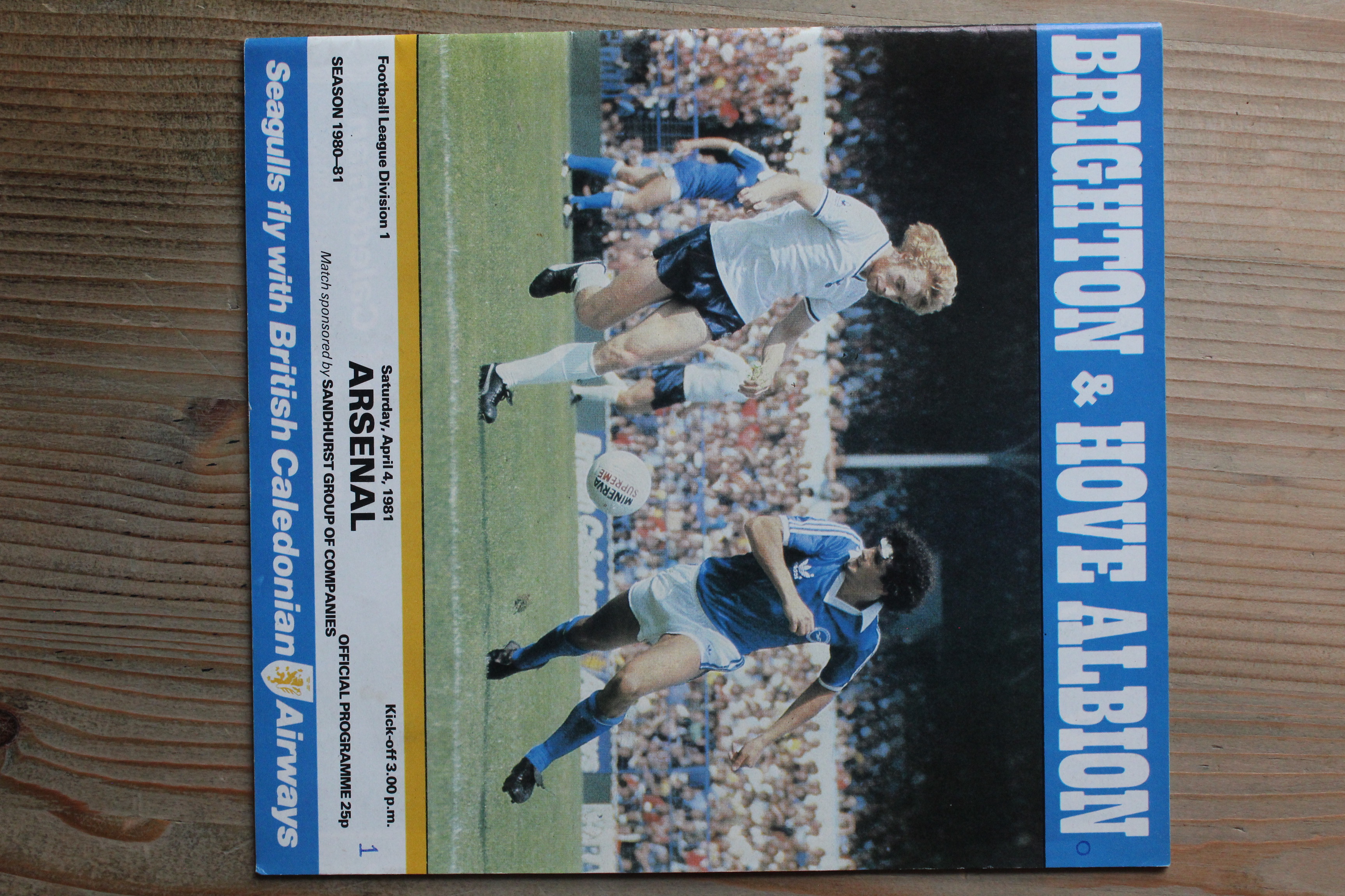 Brighton & Hove Albion FC v Arsenal FC