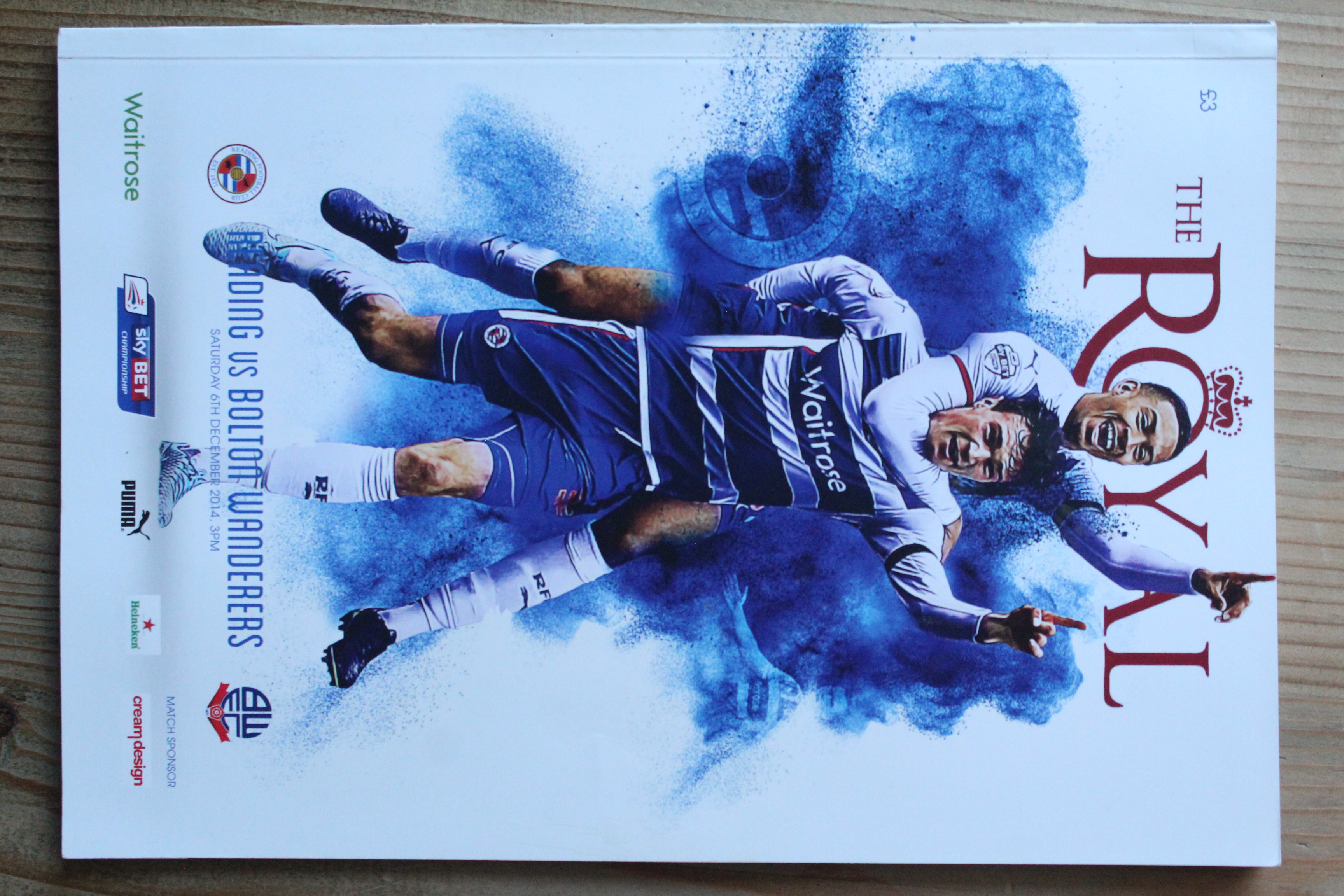 Reading FC v Bolton Wanderers FC