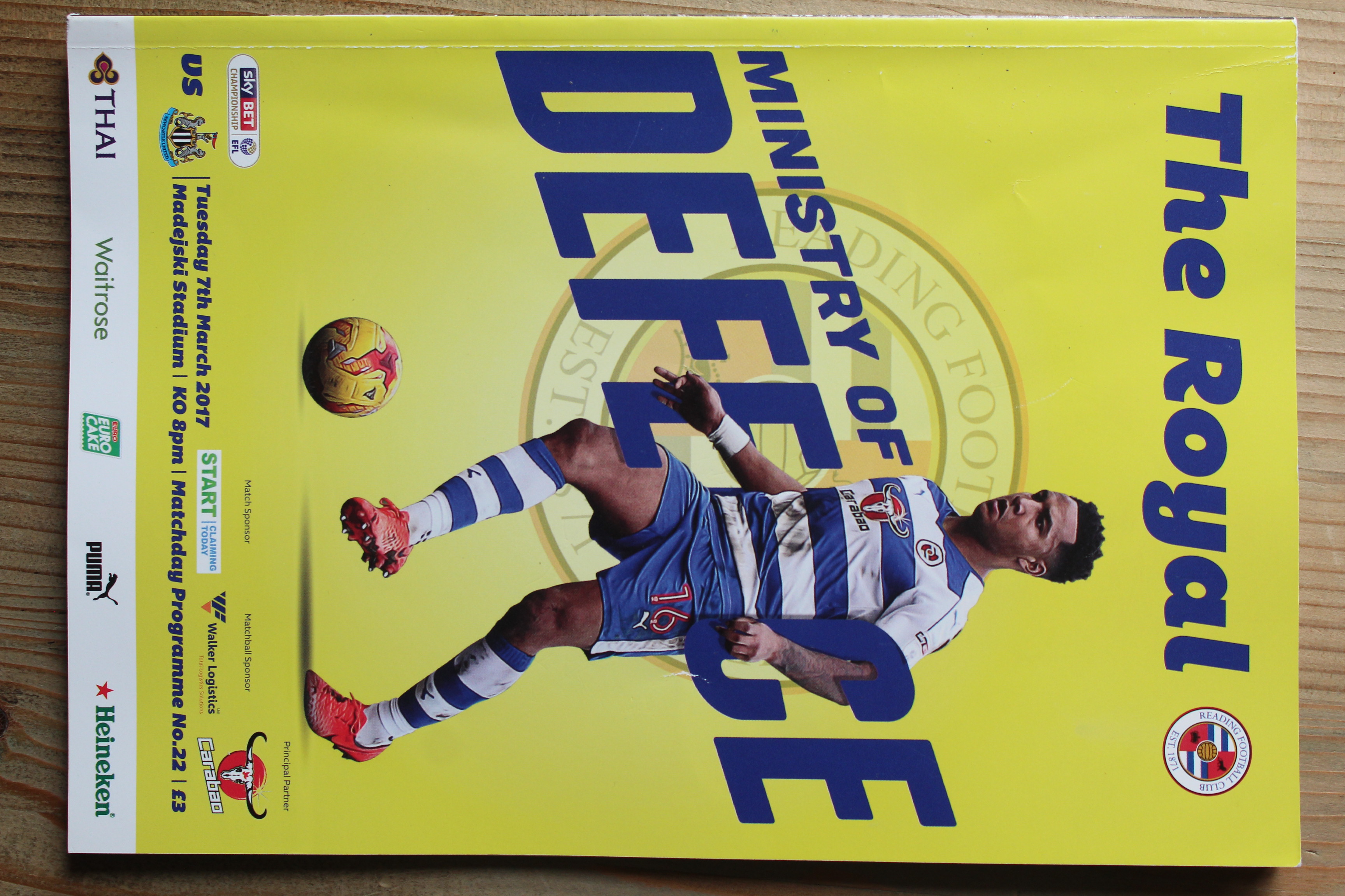 Reading FC v Newcastle United FC