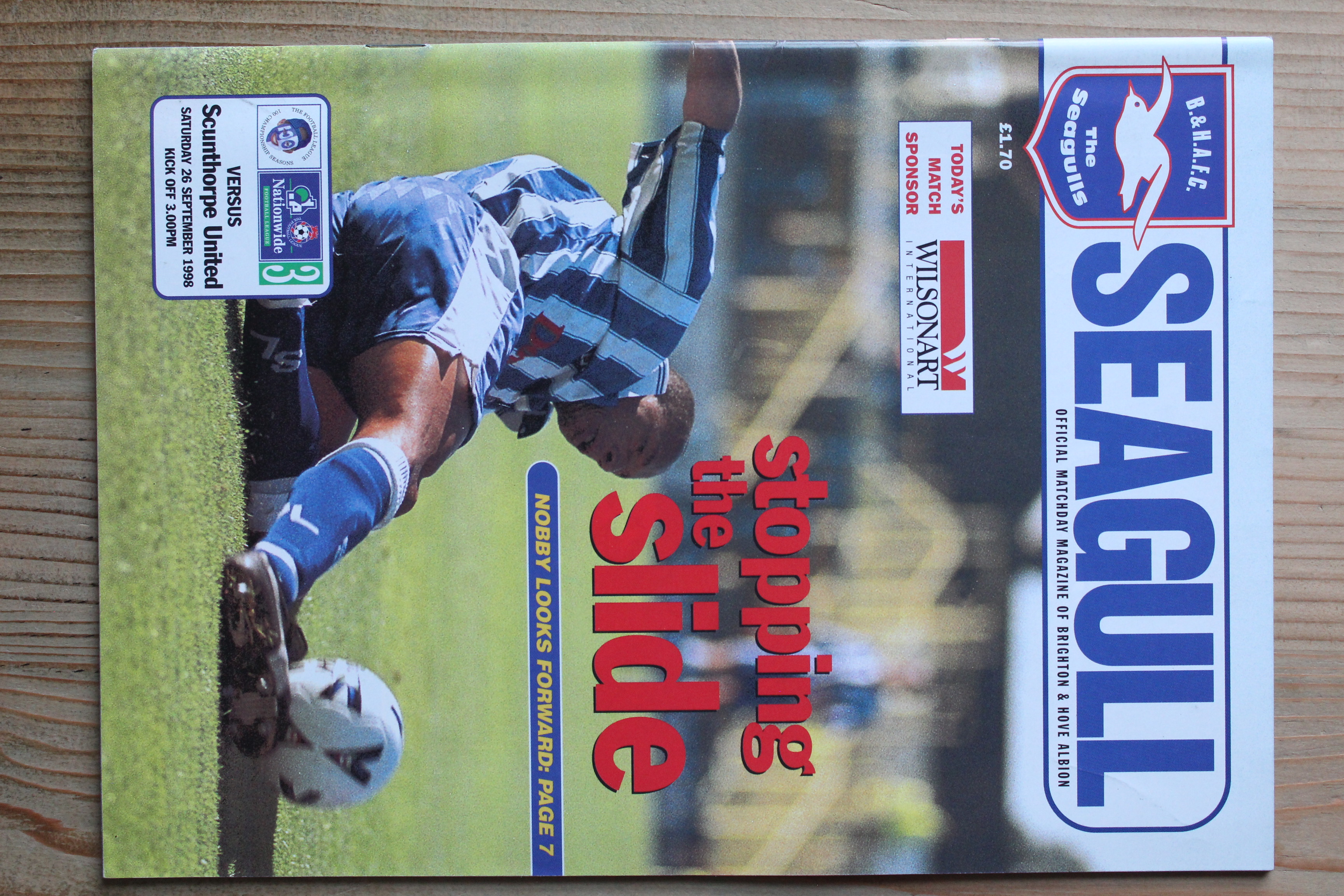 Brighton & Hove Albion FC v Scunthorpe United FC