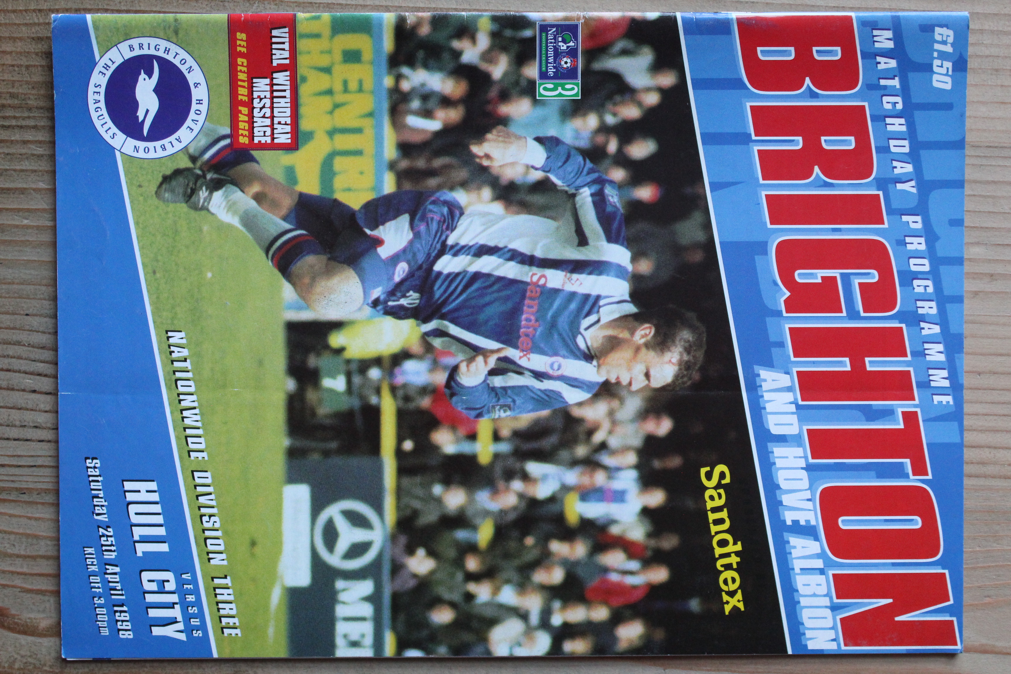 Brighton & Hove Albion FC v Hull City FC