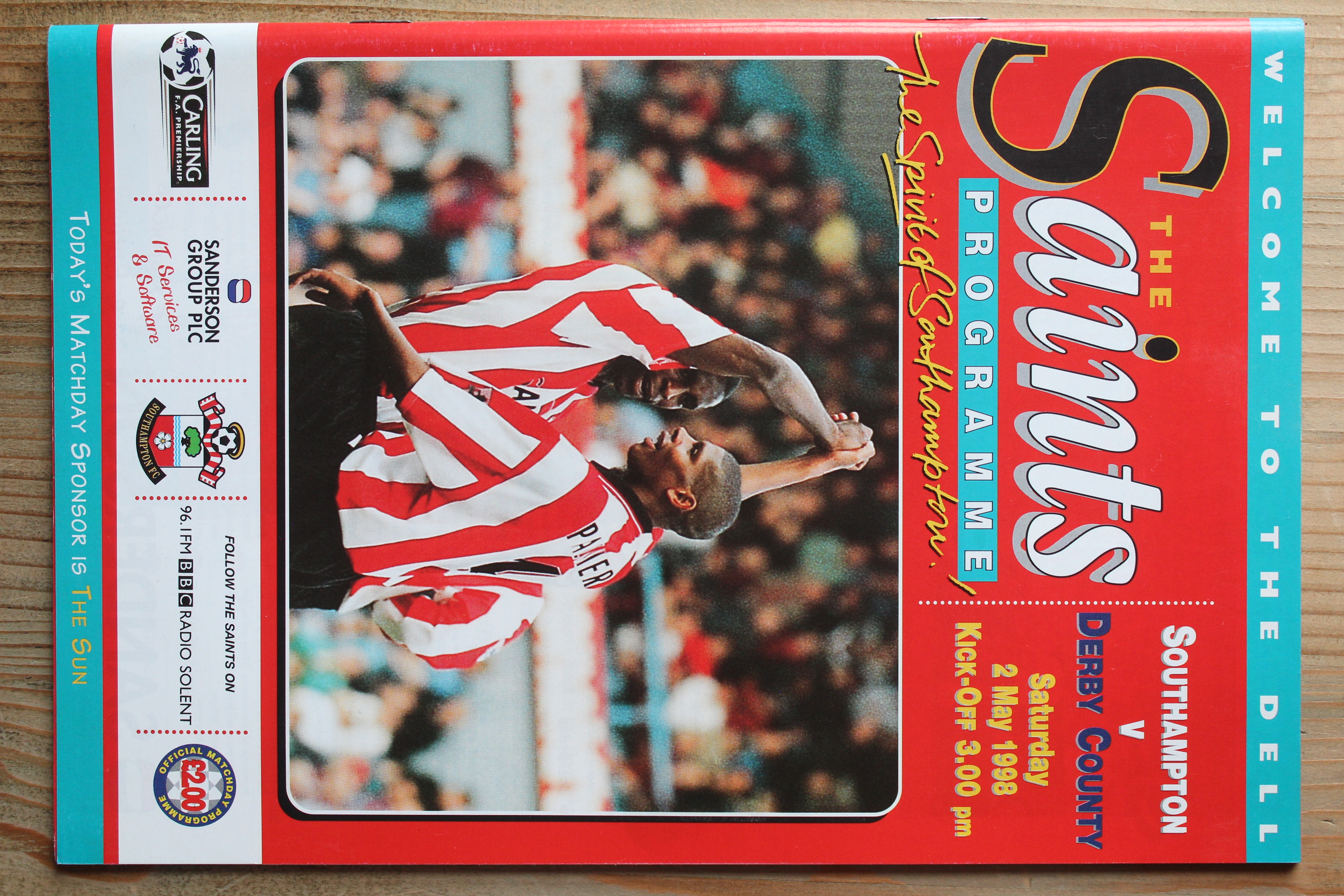 Southampton FC v Derby County FC