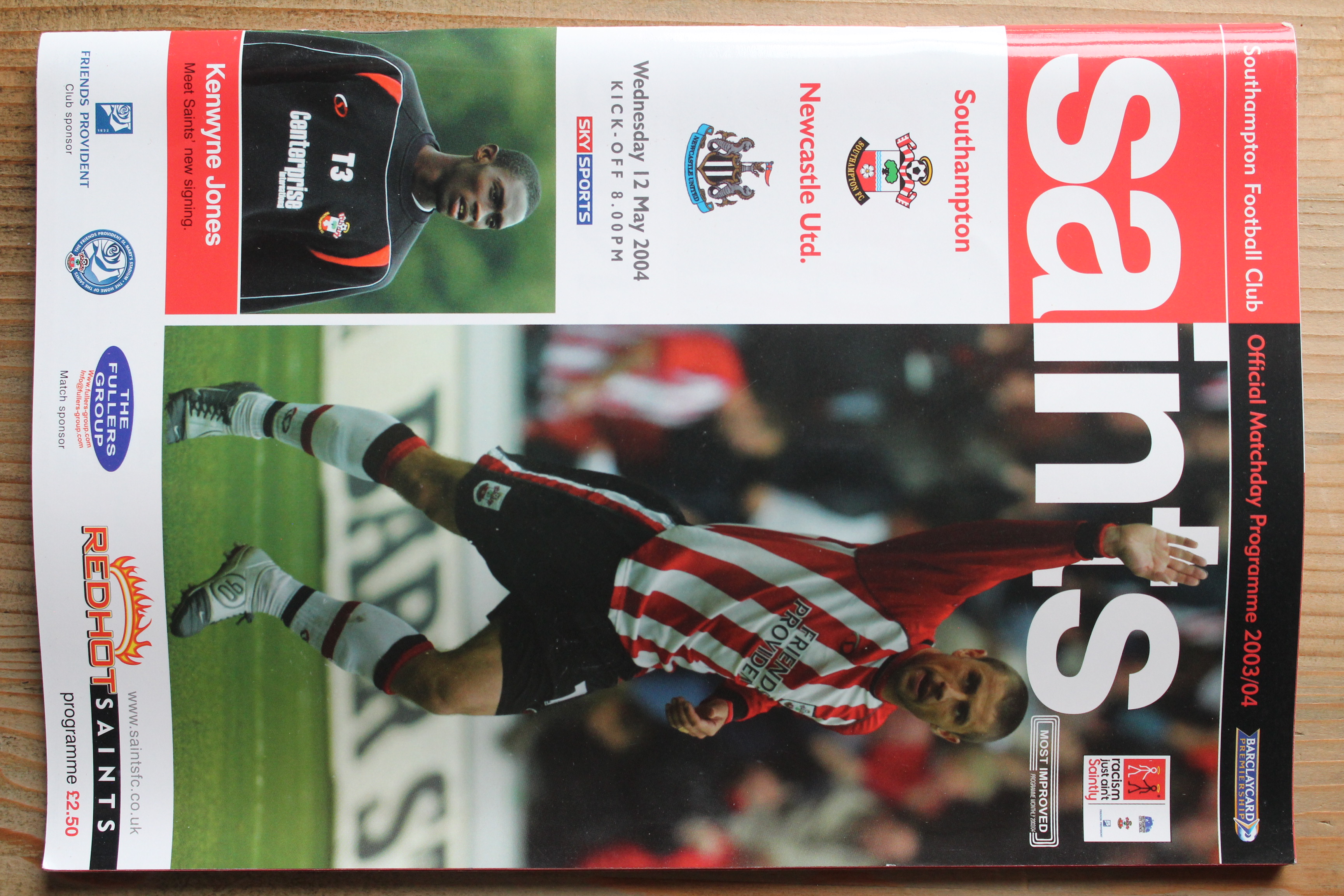 Southampton FC v Newcastle United FC
