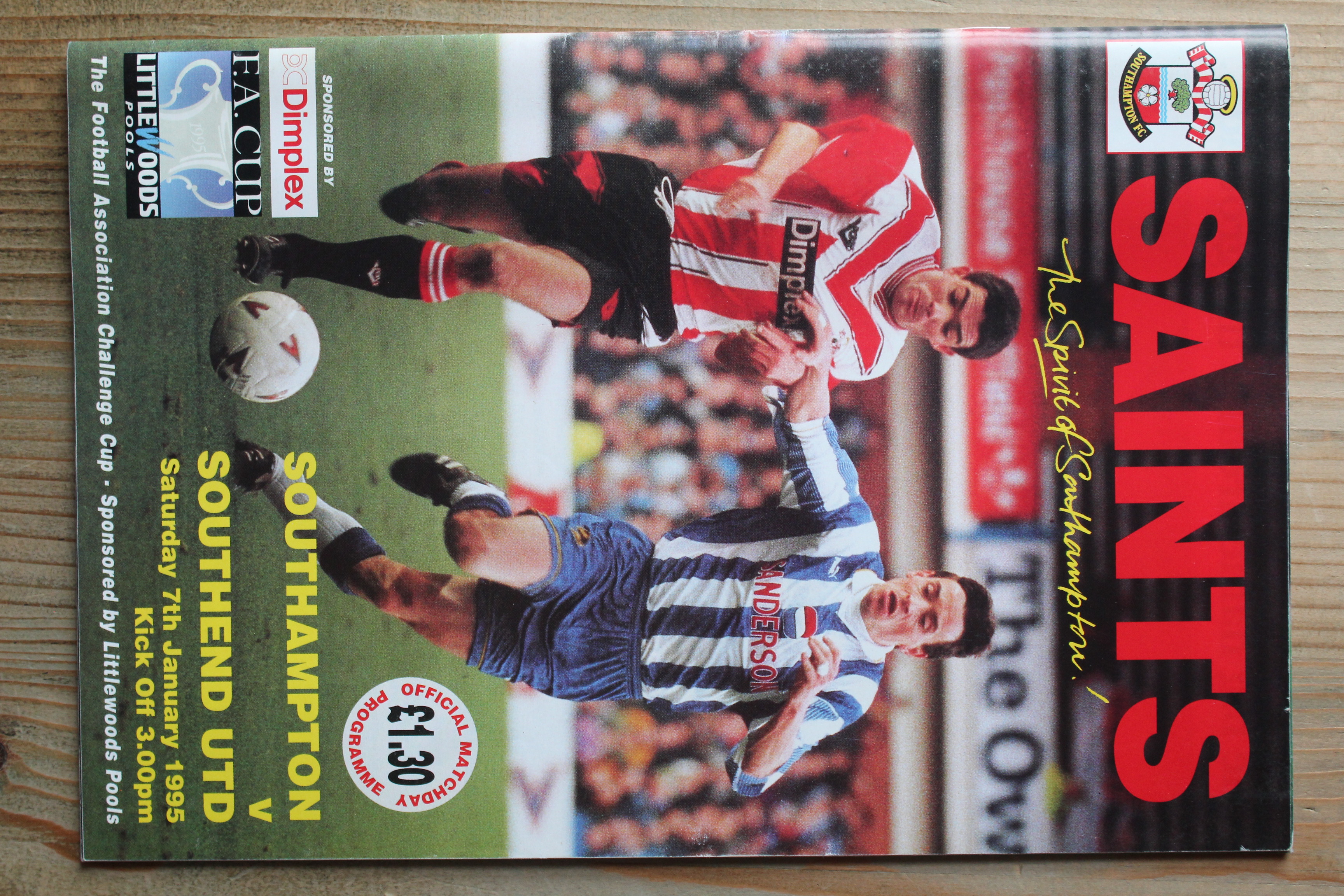 Southampton FC v Southend United FC