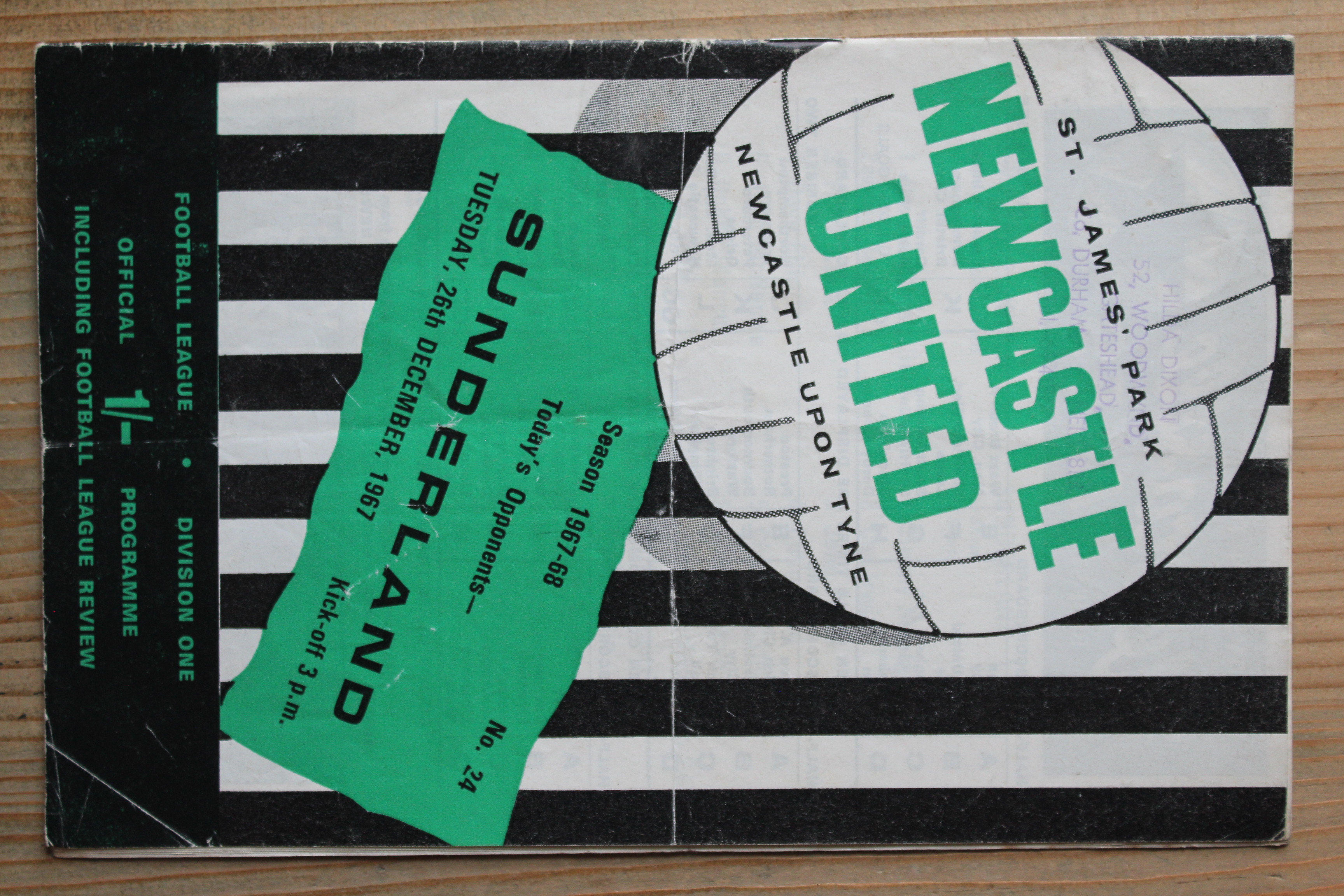 Newcastle United FC v Sunderland FC