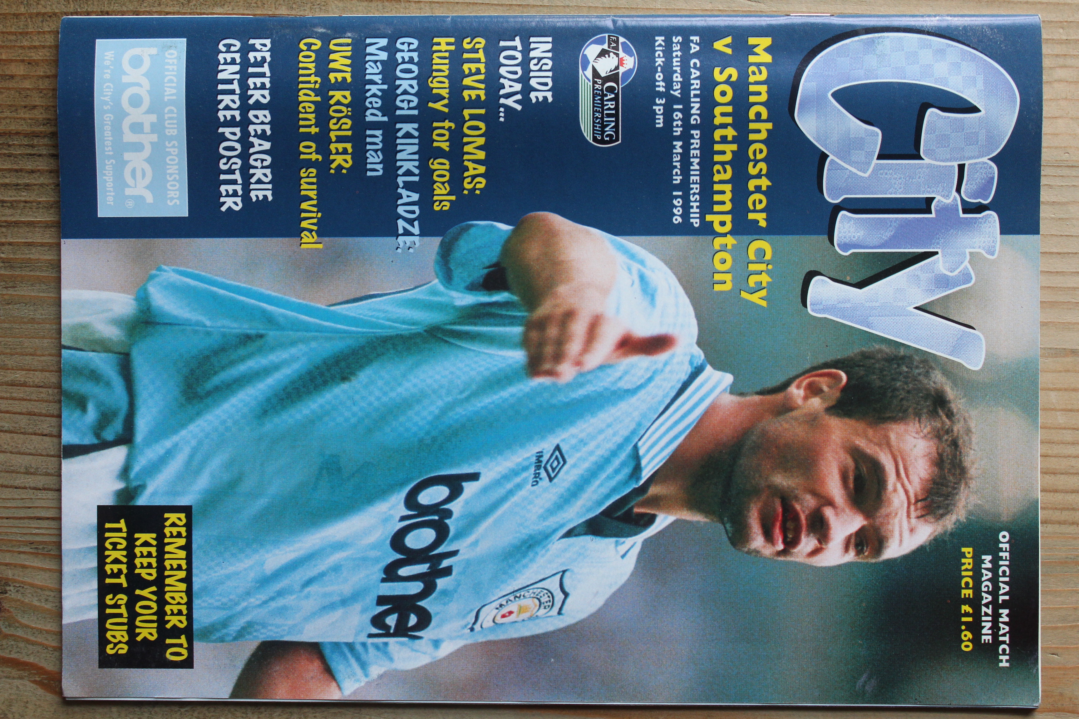 Manchester City FC v Southampton FC